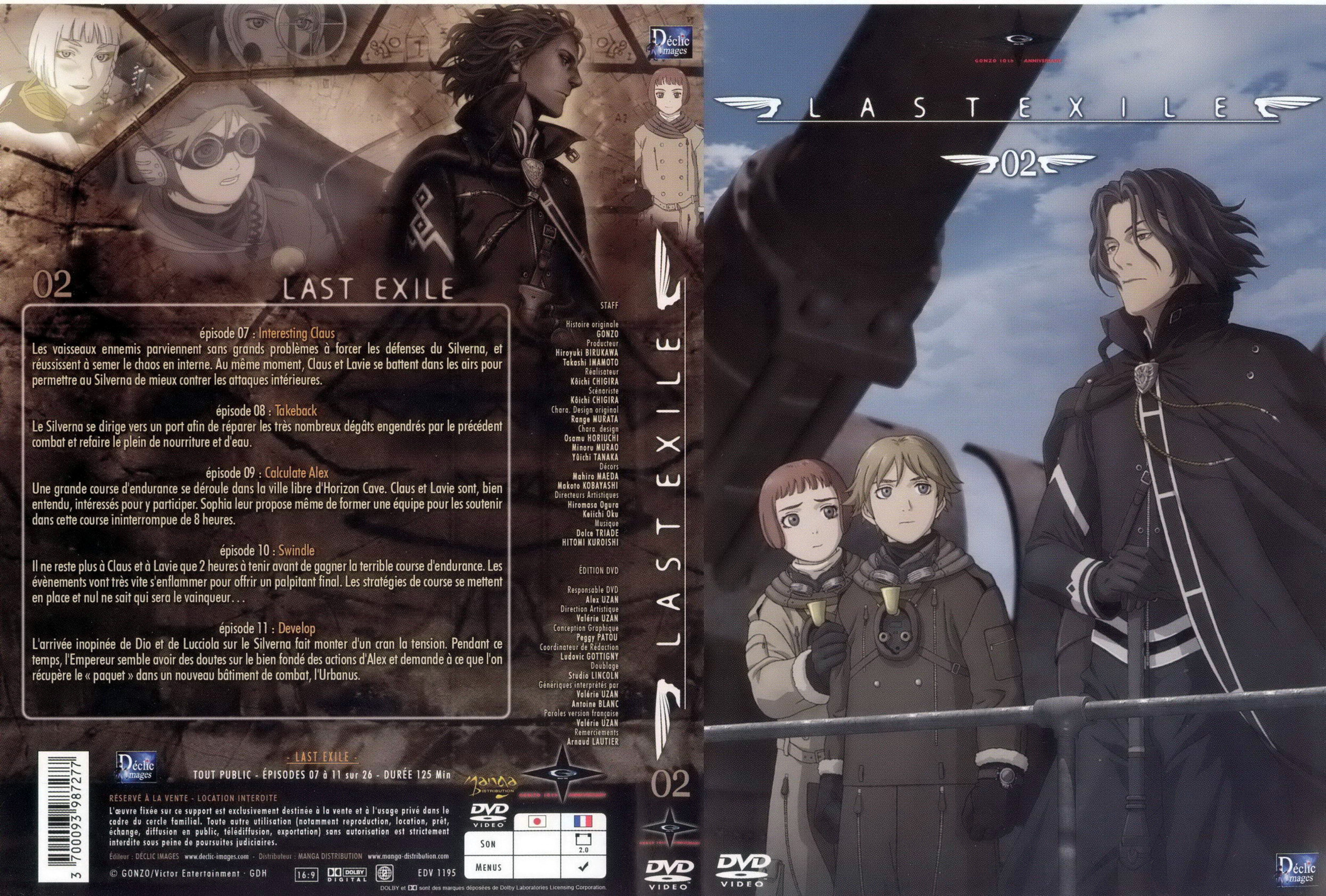 Jaquette DVD Last exile vol 02 v2