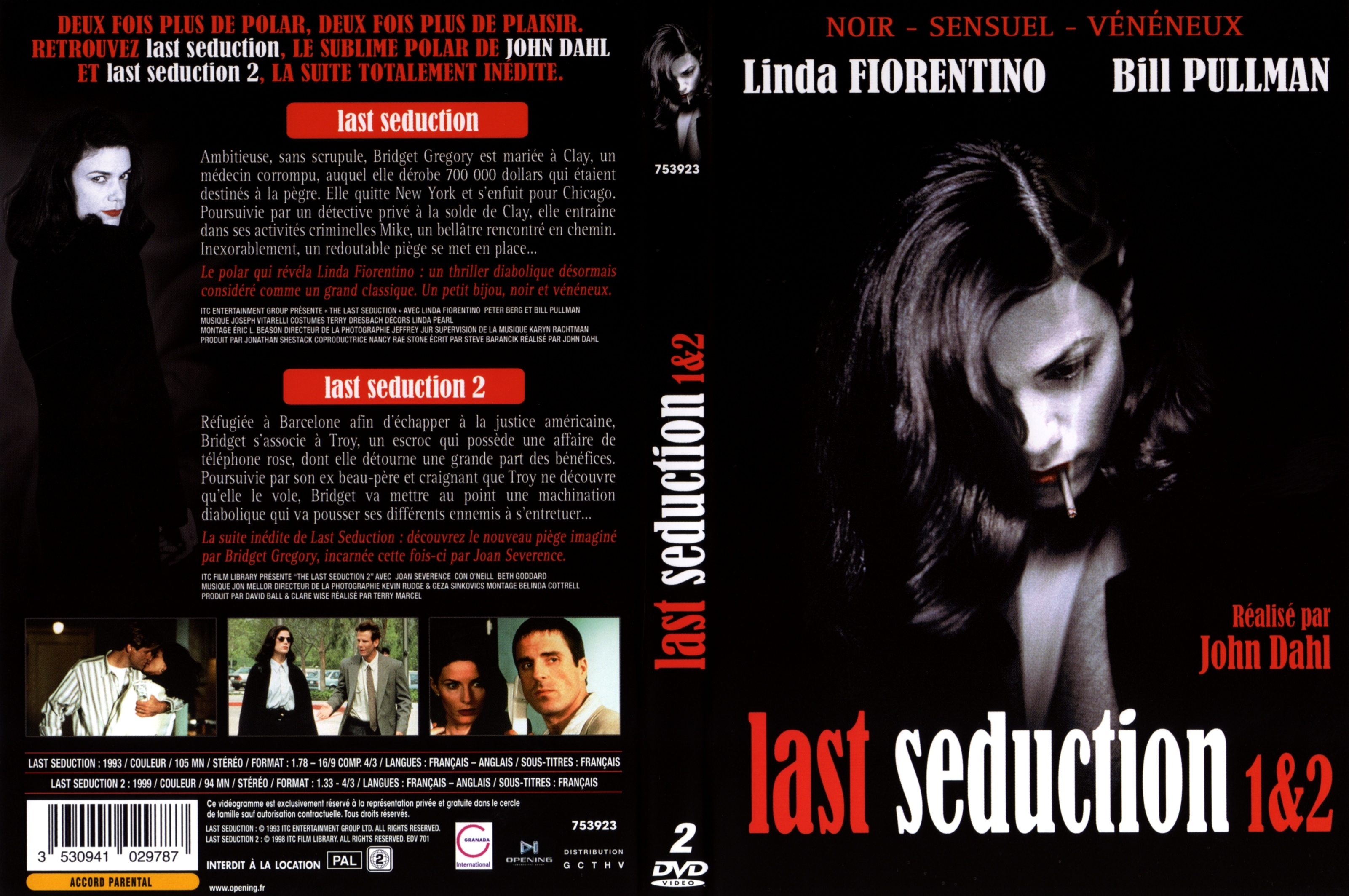 Jaquette DVD Last seduction 1 et 2