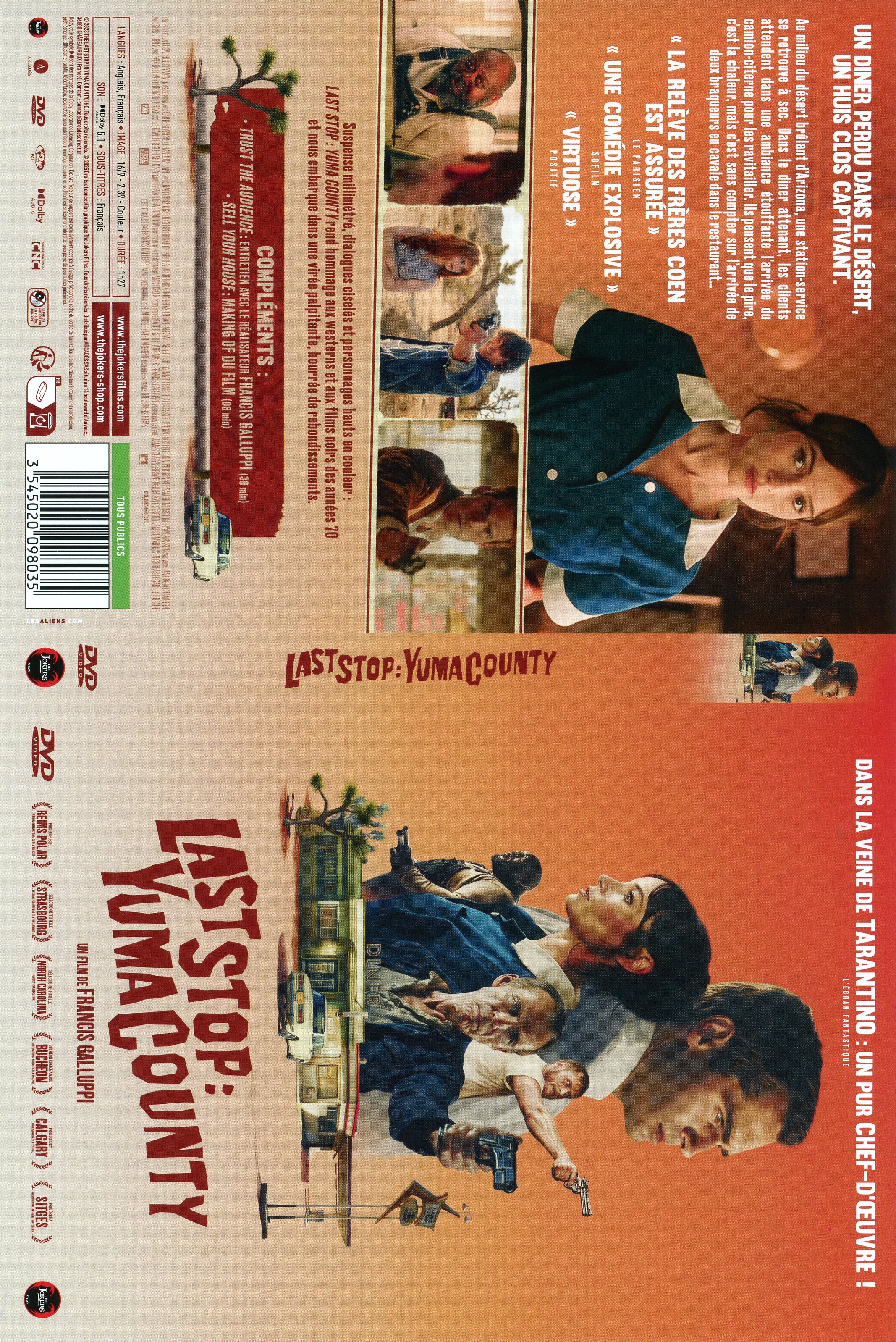 Jaquette DVD Last stop Yuma country 