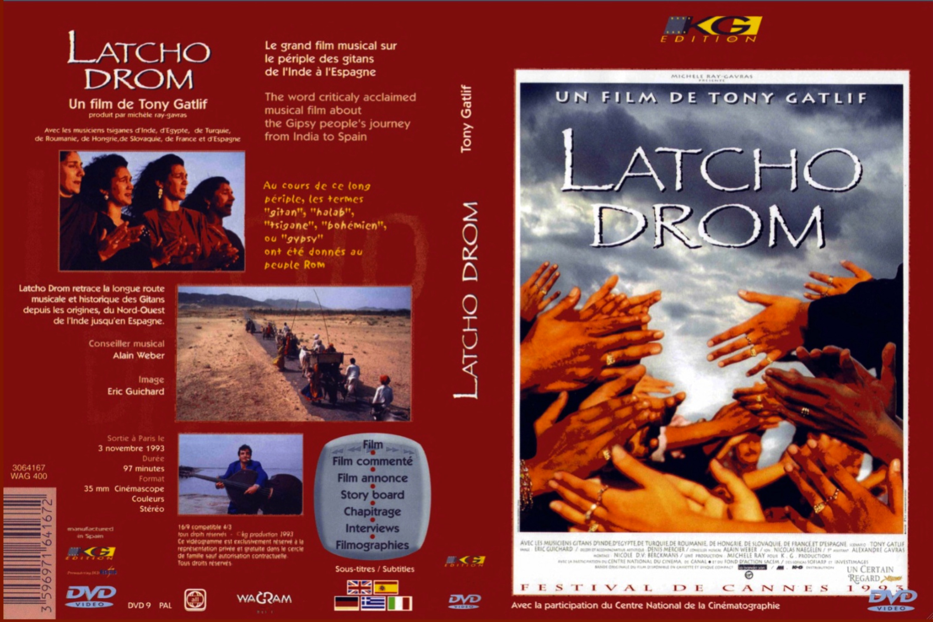 Jaquette DVD Latcho Drom