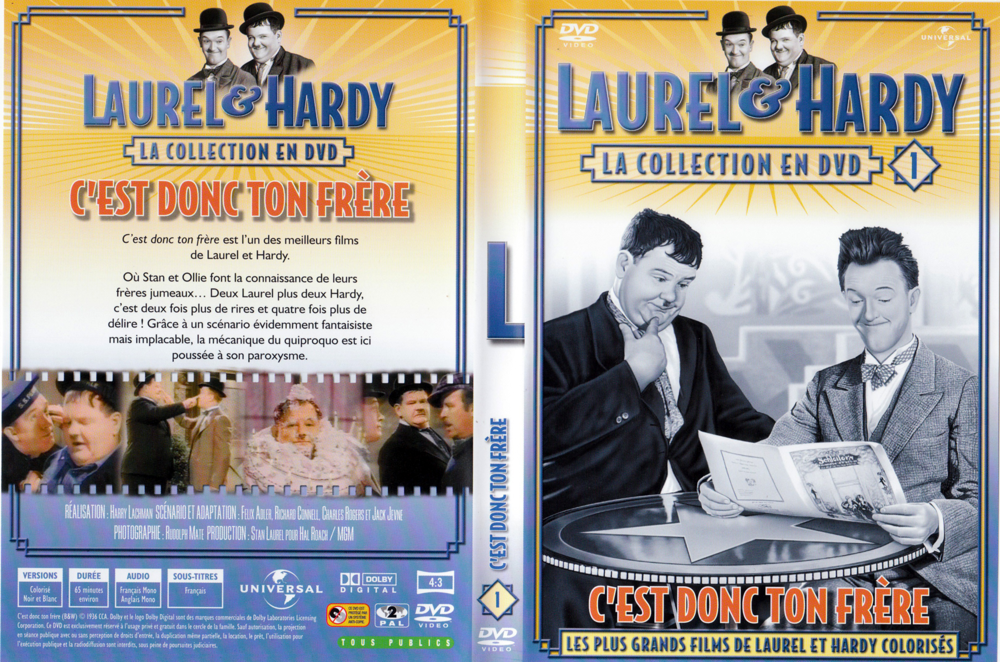 Jaquette DVD Laurel et Hardy C