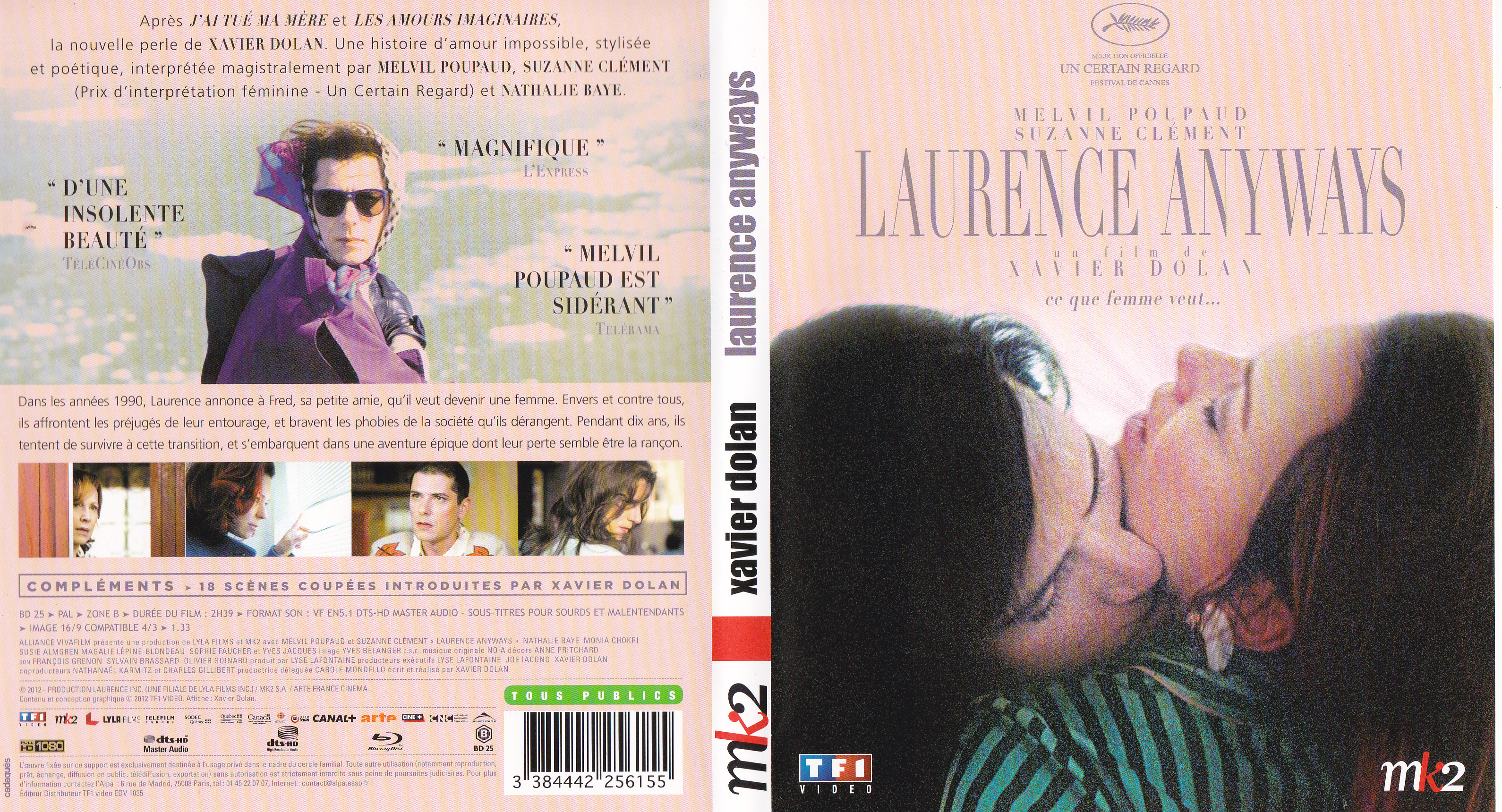 Jaquette DVD Laurence Anyways (BLU-RAY)