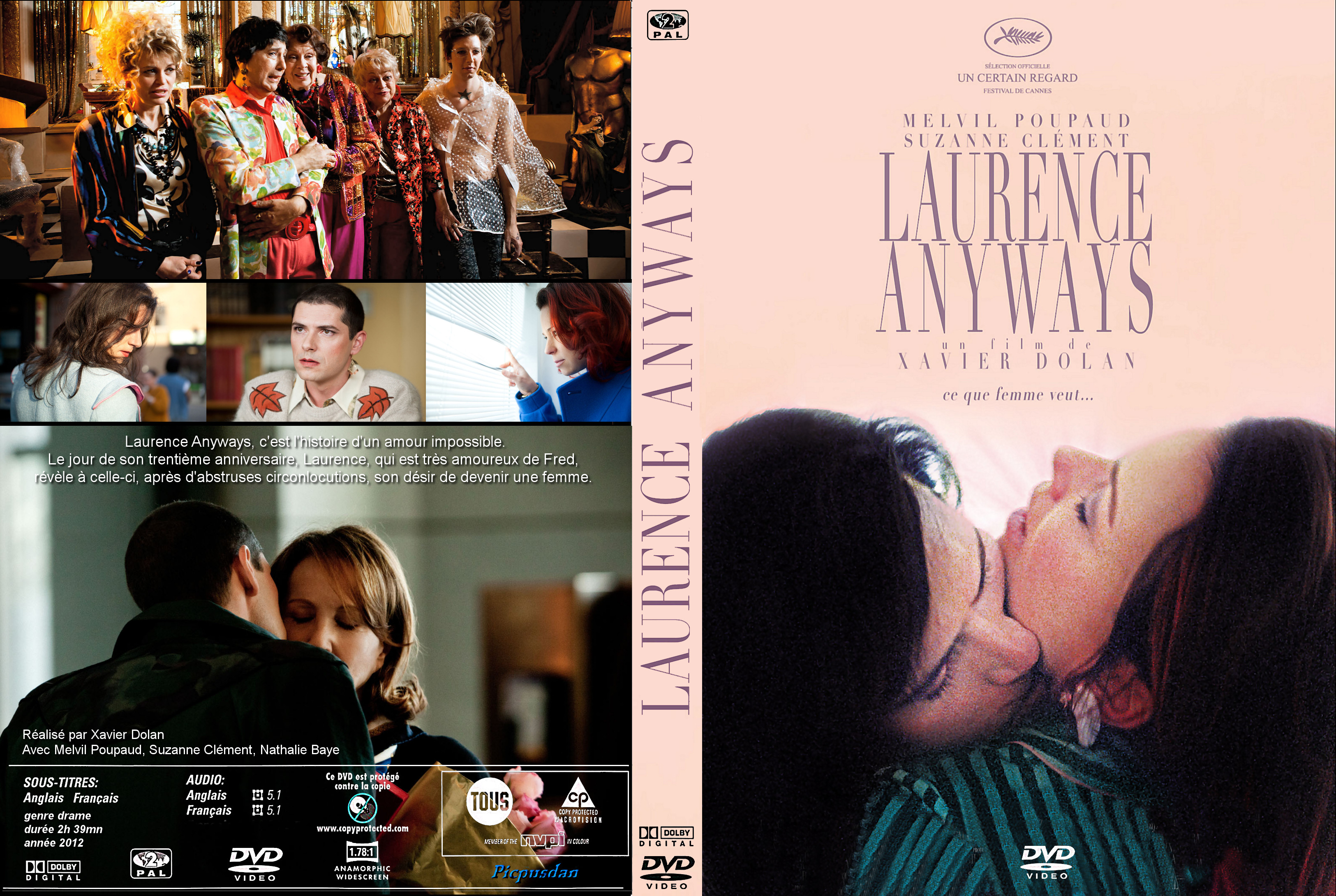 Jaquette DVD Laurence Anyways custom