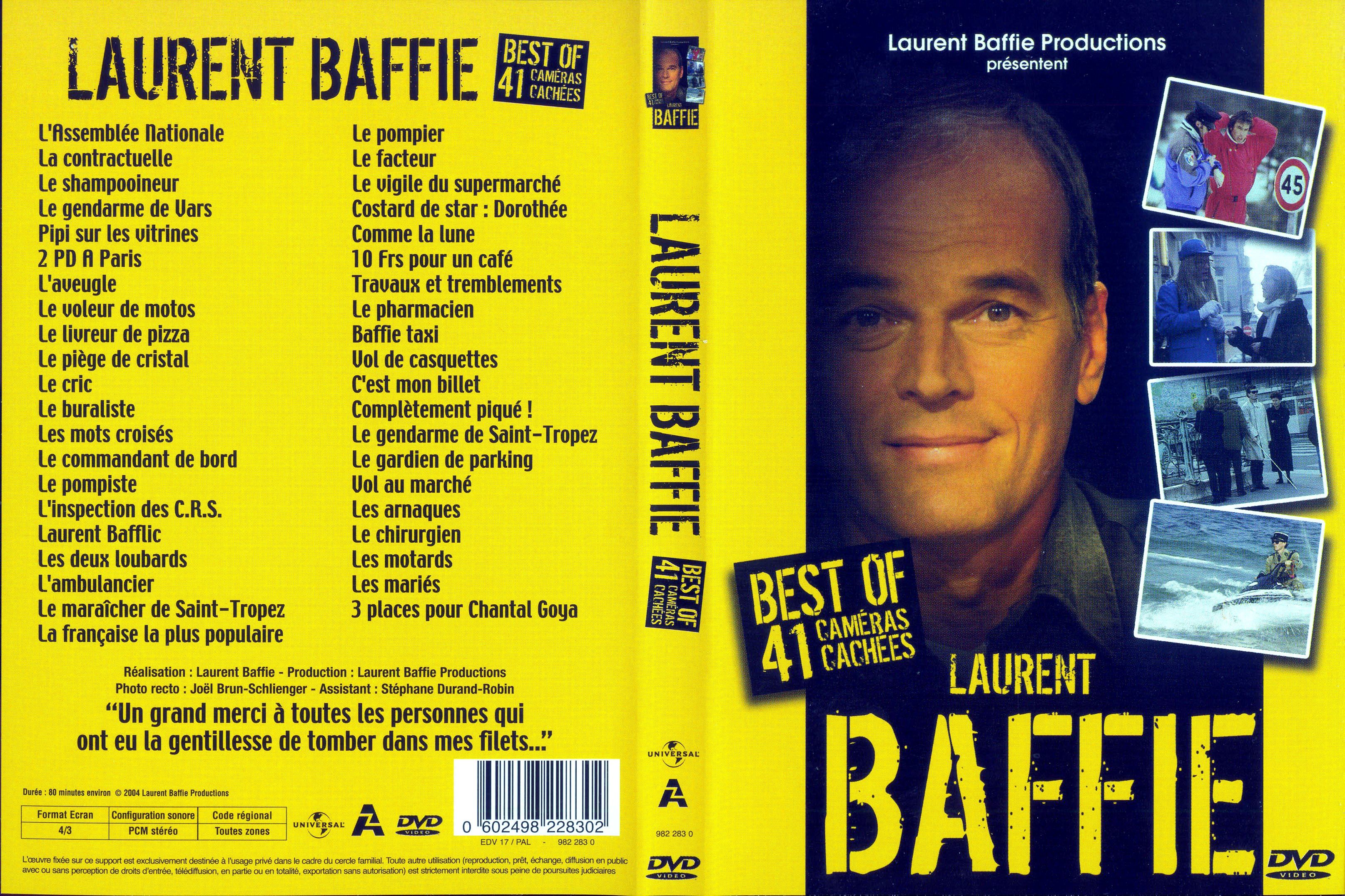 Jaquette DVD de Laurent Baffie Best of 41 cameras cachées ...