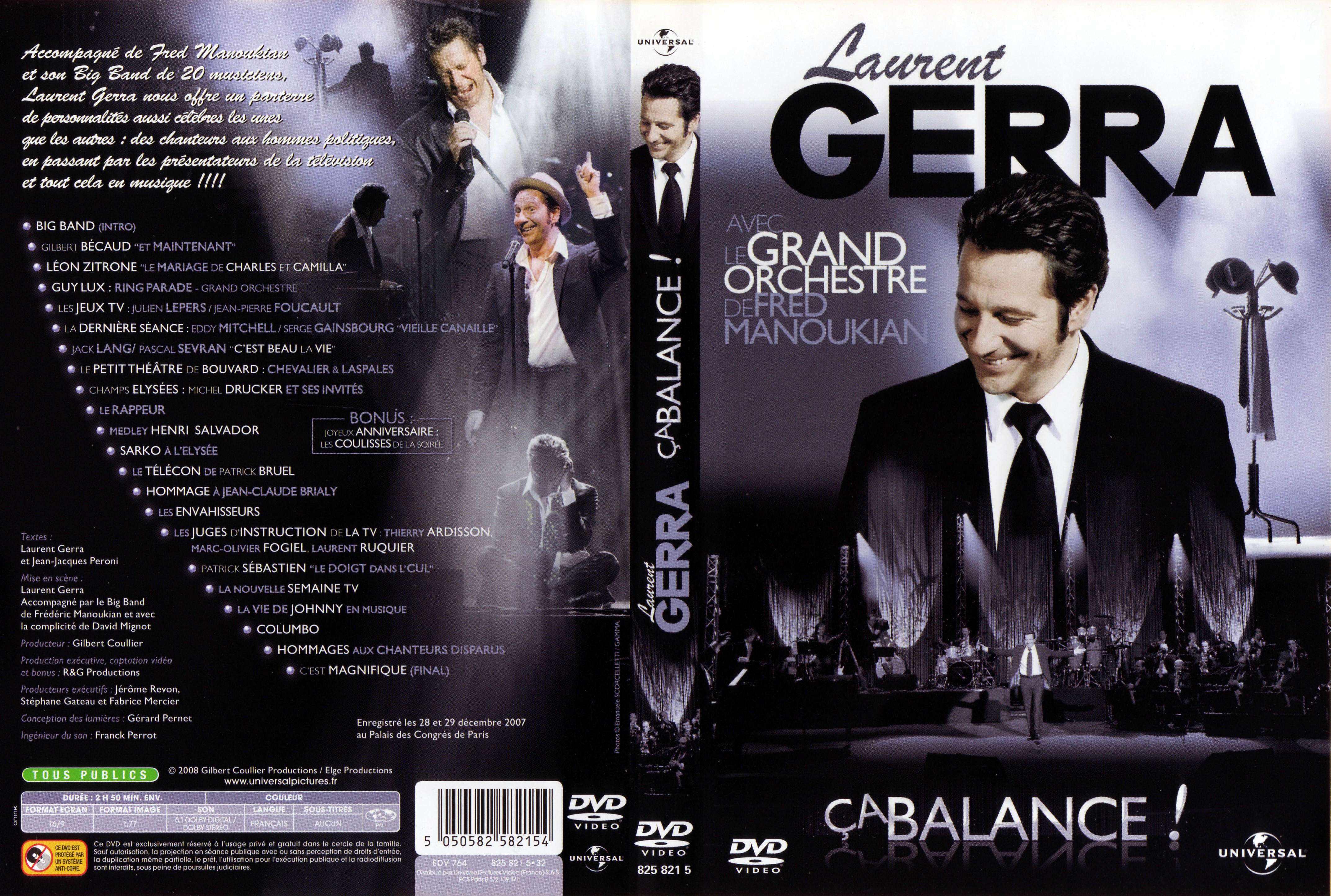 Jaquette DVD Laurent Gerra Ca balance