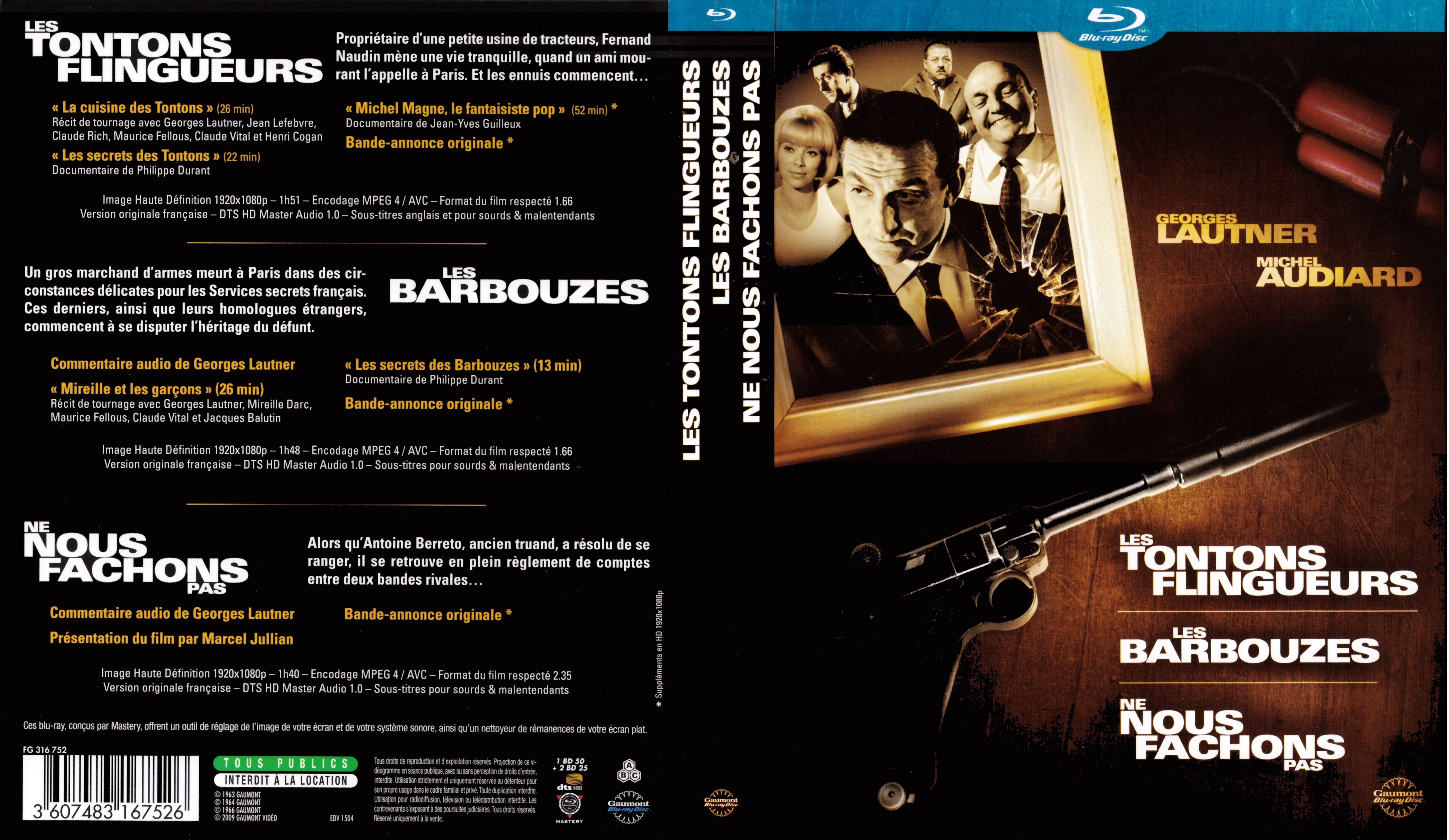 Jaquette DVD Lautner Audiard COFFRET (BLU-RAY)