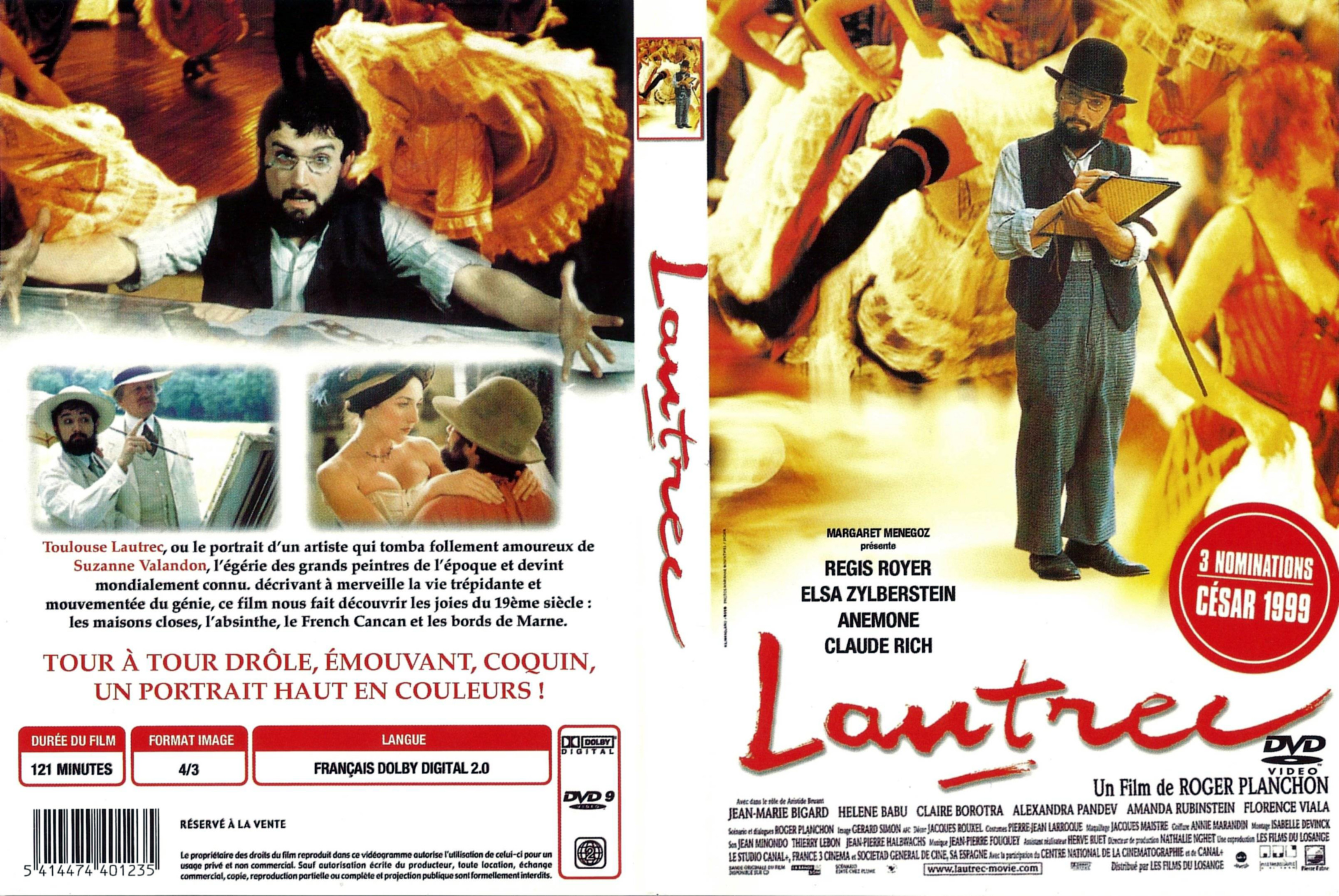 Jaquette DVD Lautrec