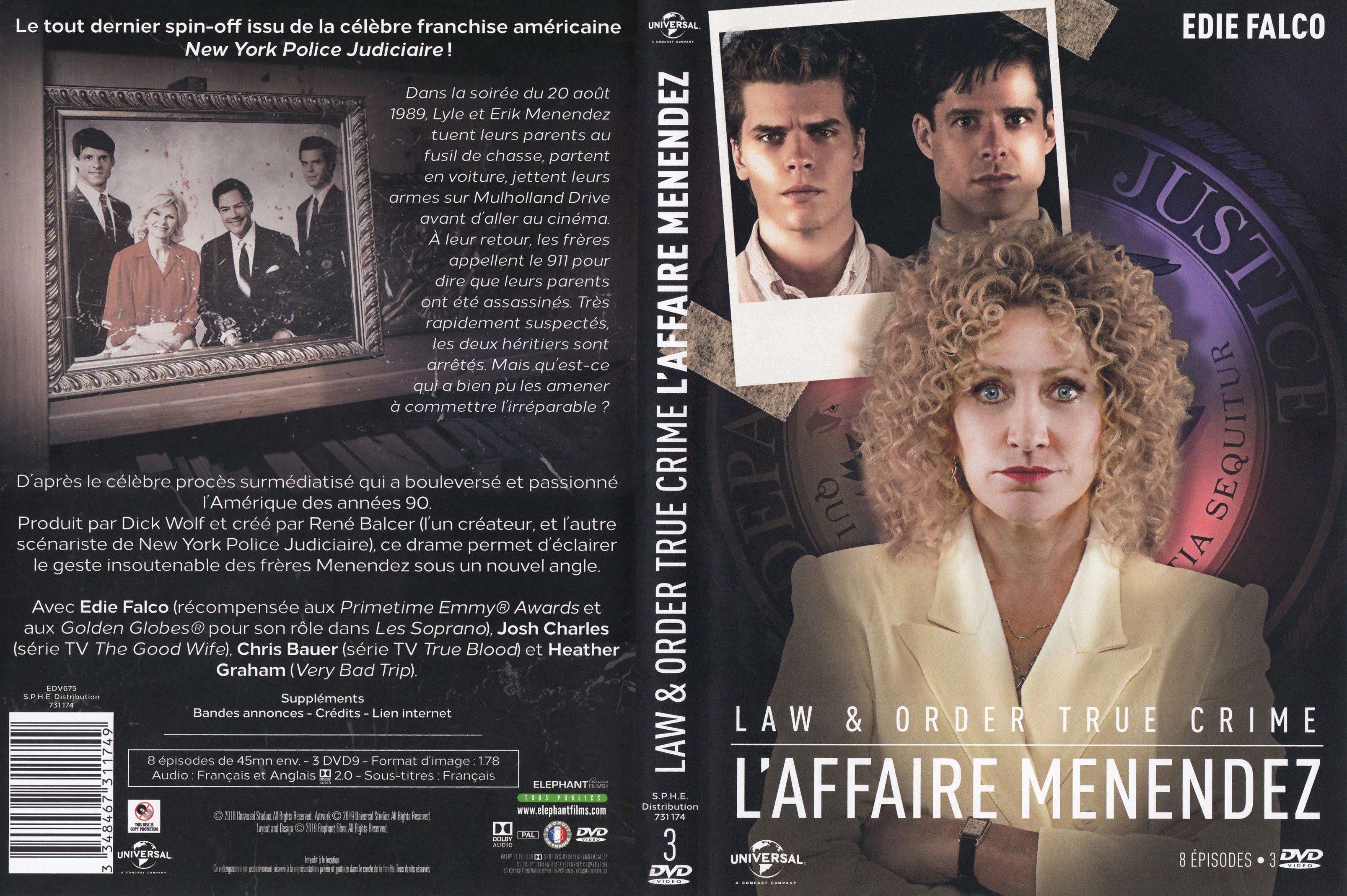 Jaquette DVD Law & Order True crime L