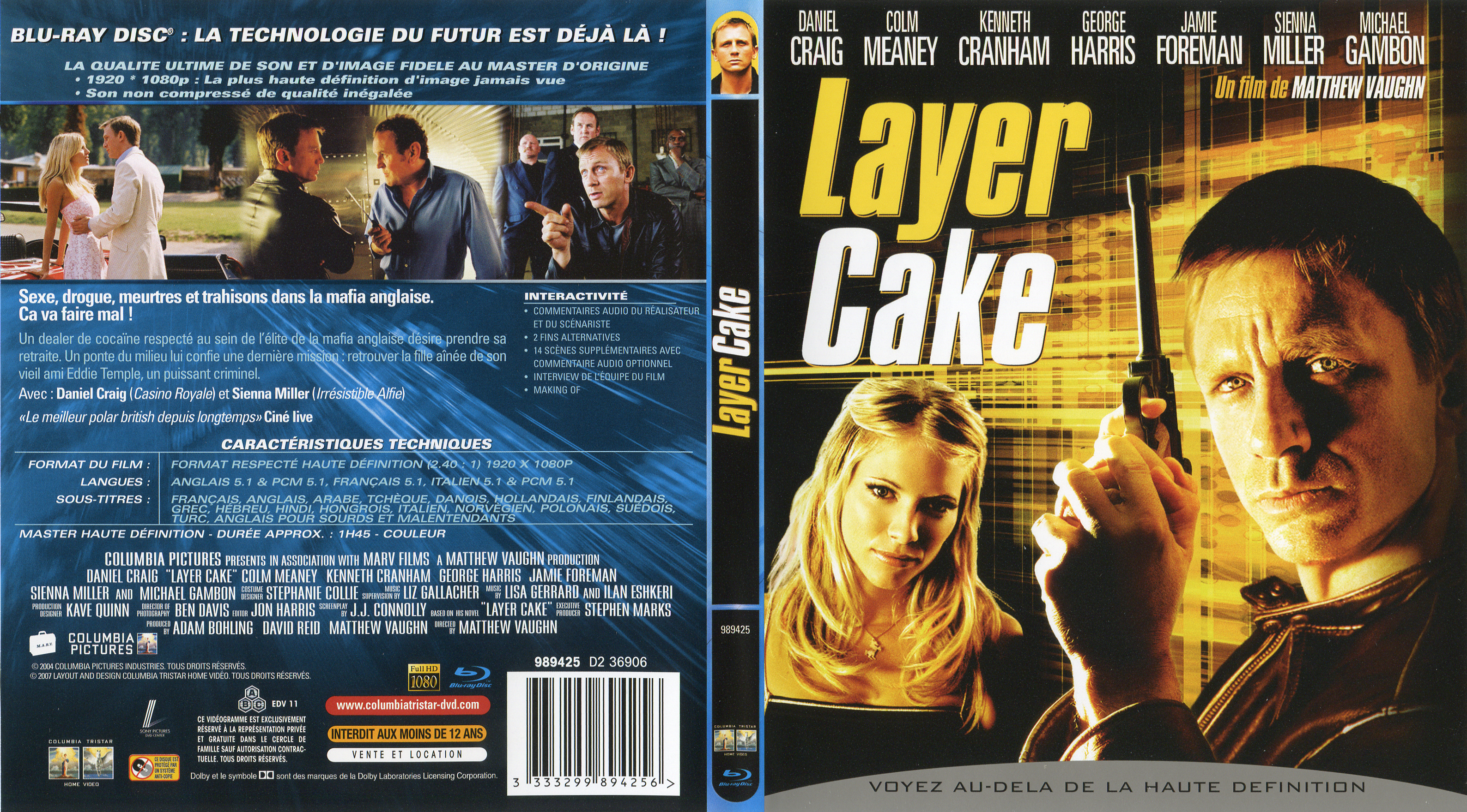 Jaquette DVD Layer cake (BLU-RAY)