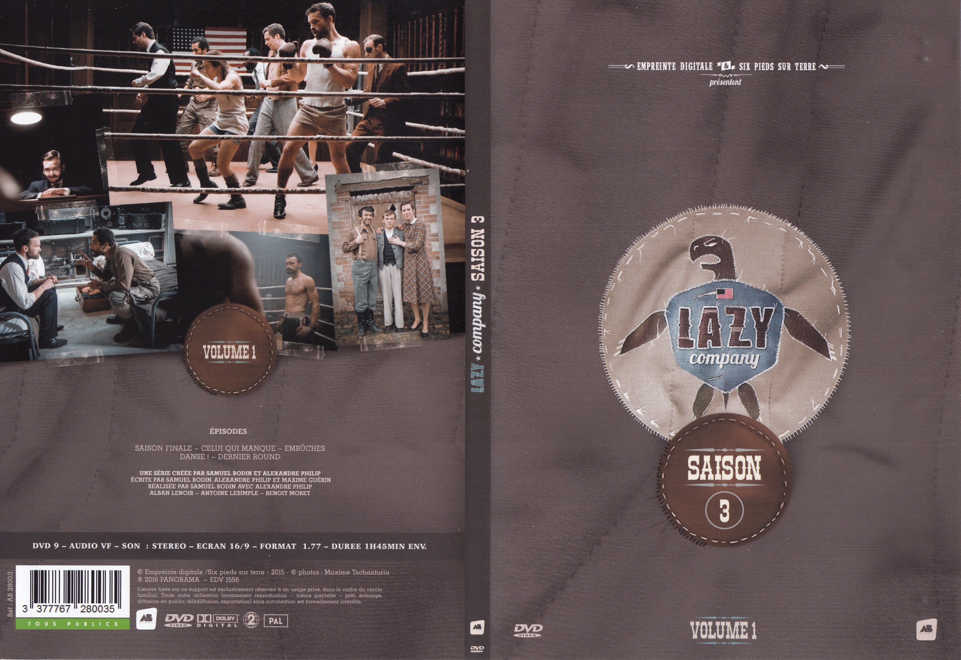 Jaquette DVD Lazy company Saison 3 vol 1