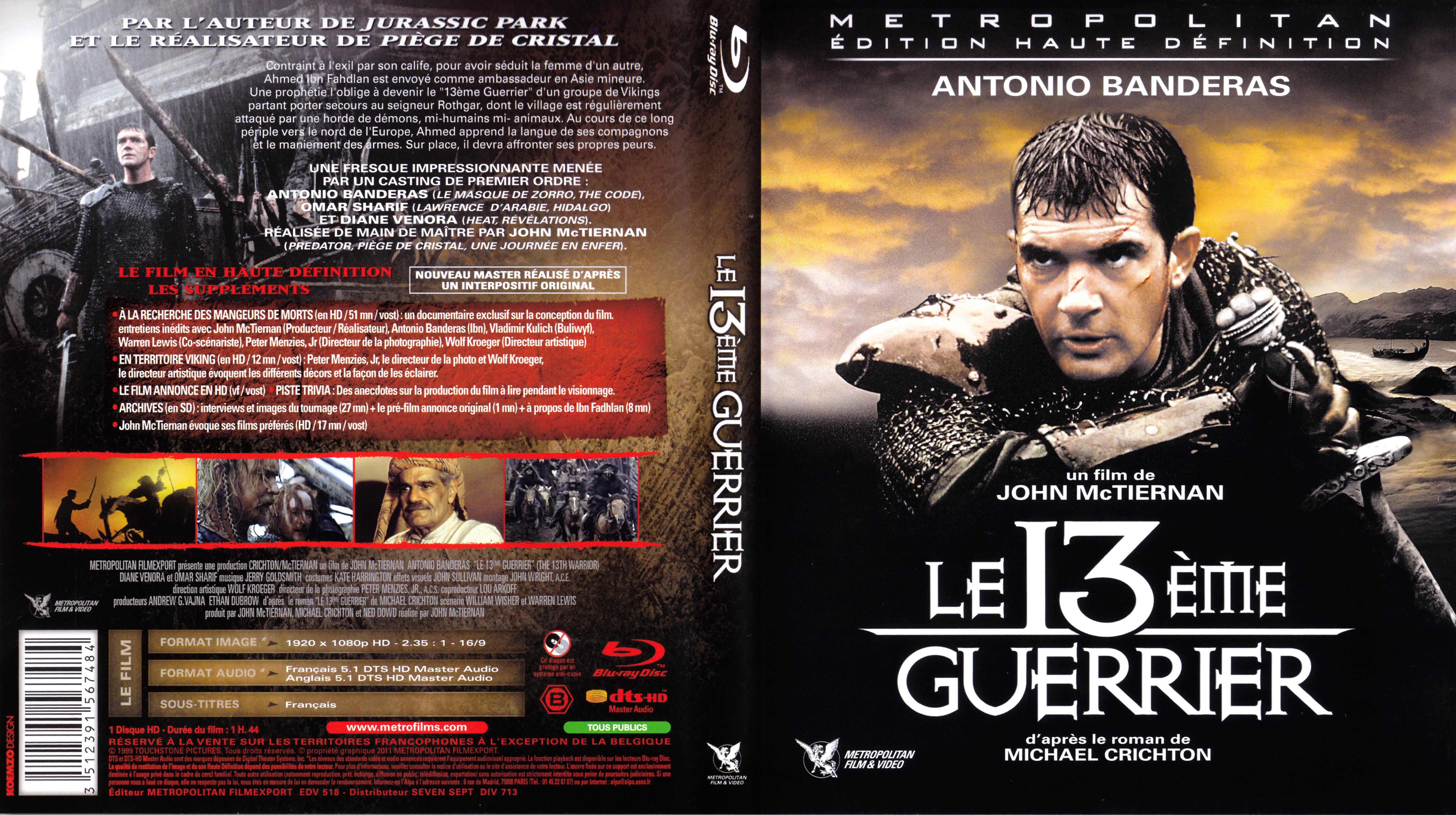 Jaquette DVD Le 13 me guerrier (BLU-RAY)