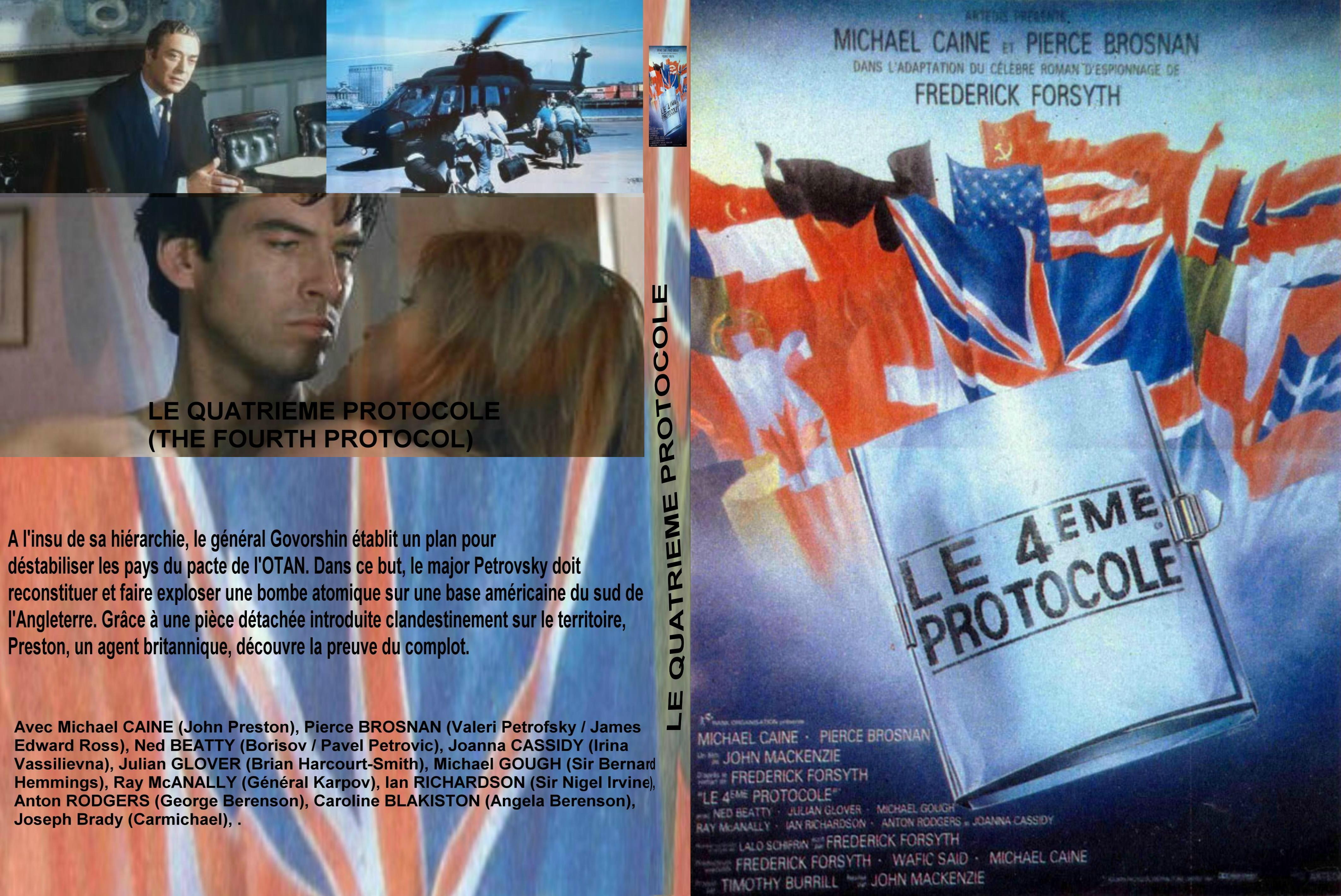 Jaquette DVD Le 4 me protocole custom - SLIM