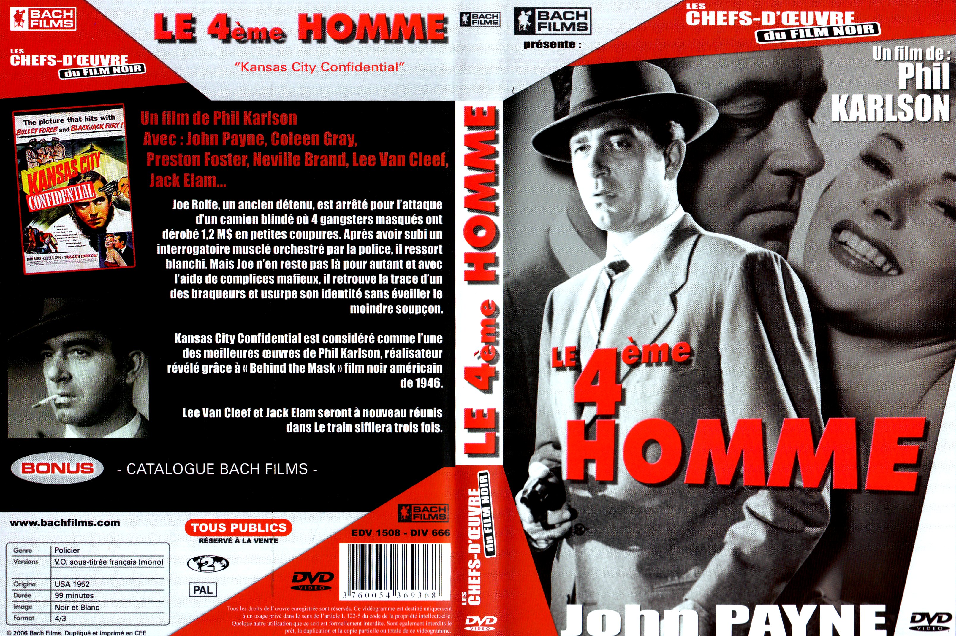 Jaquette DVD Le 4me homme