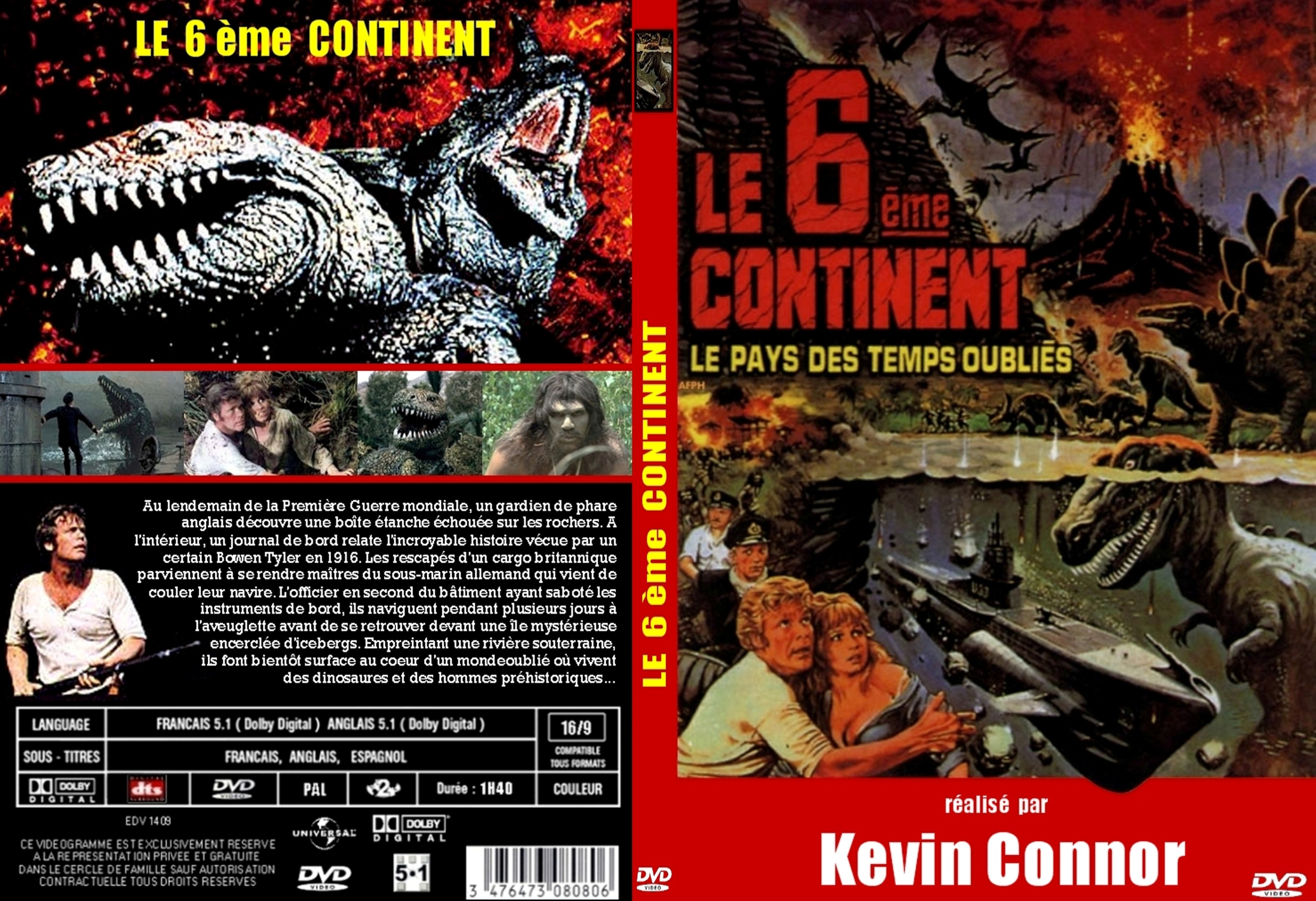 Jaquette DVD Le 6me continent custom - SLIM
