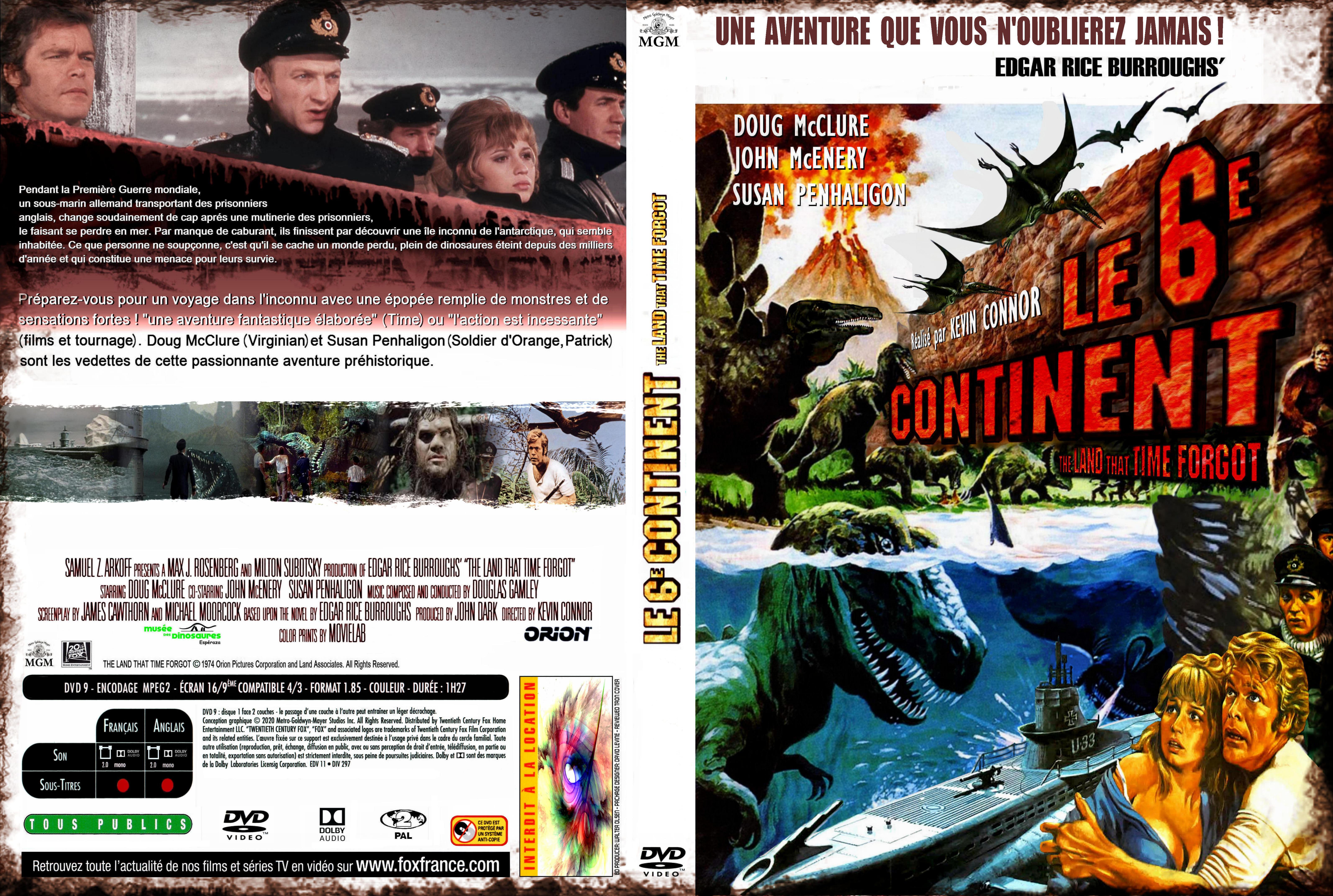 Jaquette DVD Le 6eme continent custom v2