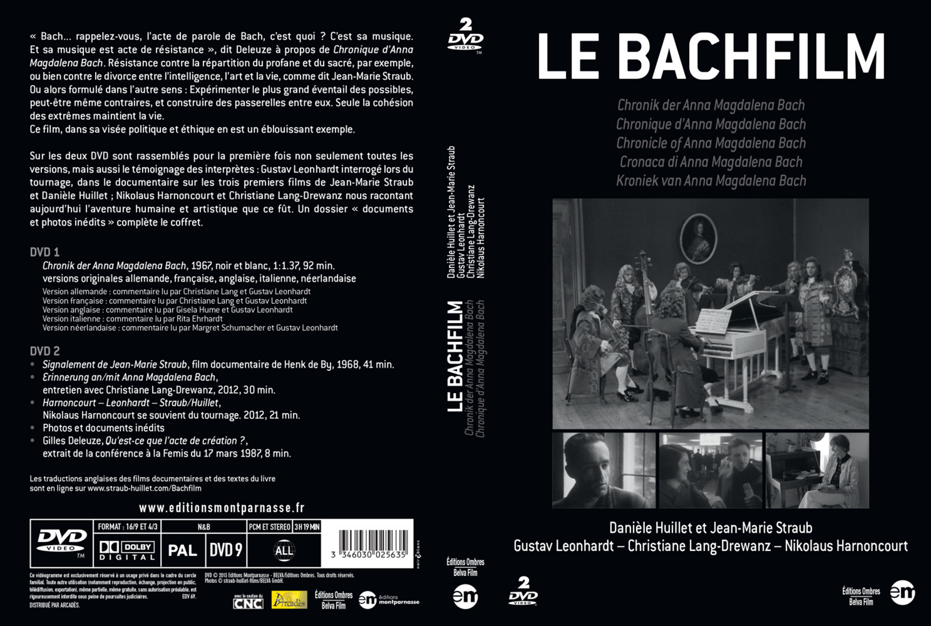 Jaquette DVD Le Bachfilm