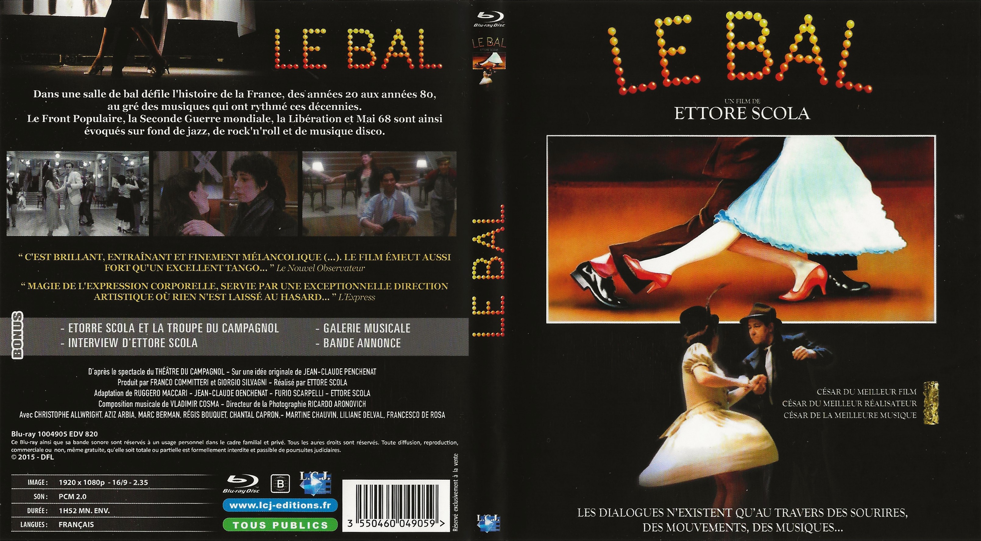 Jaquette DVD Le Bal (BLU-RAY)