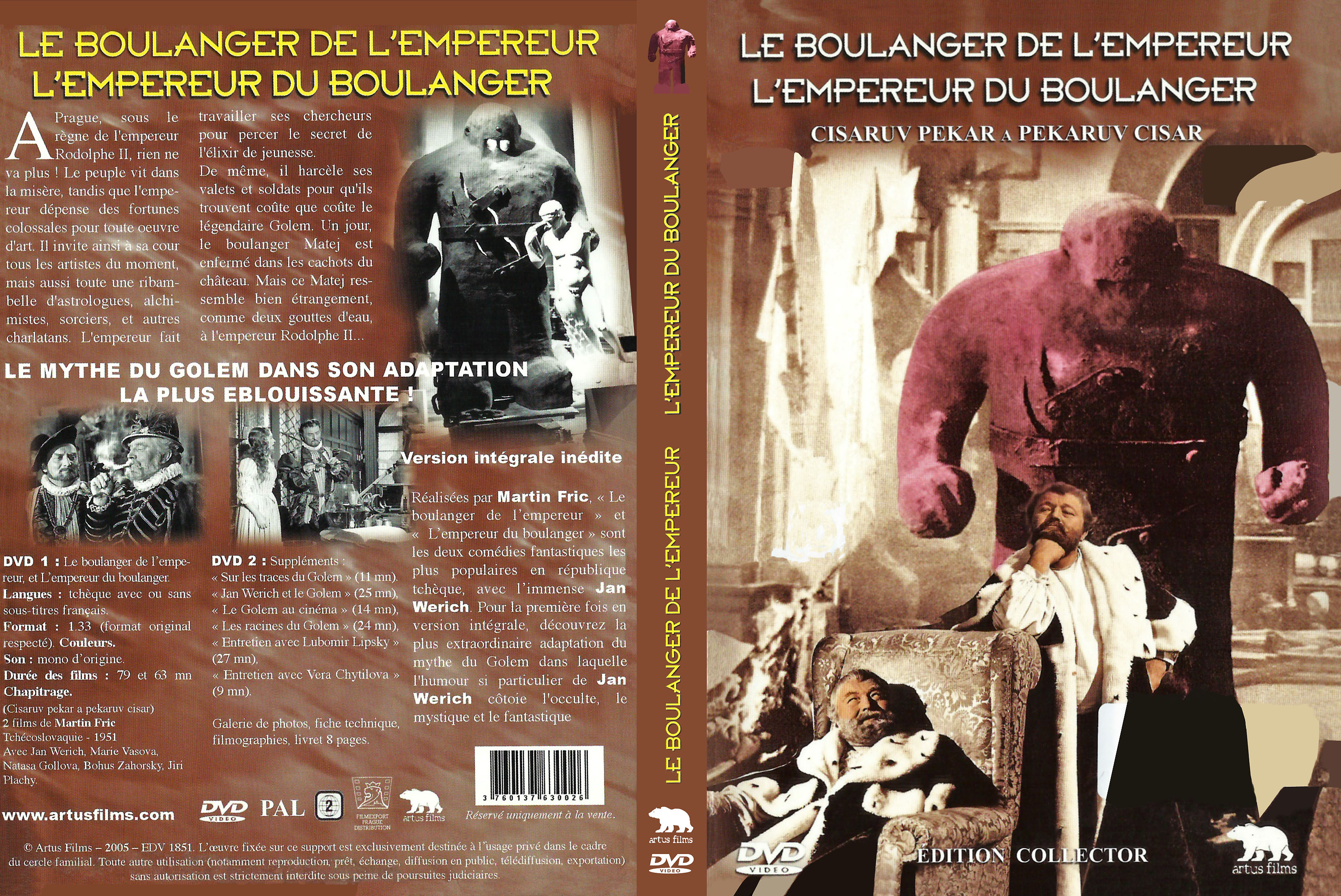 Jaquette DVD Le Boulanger de l