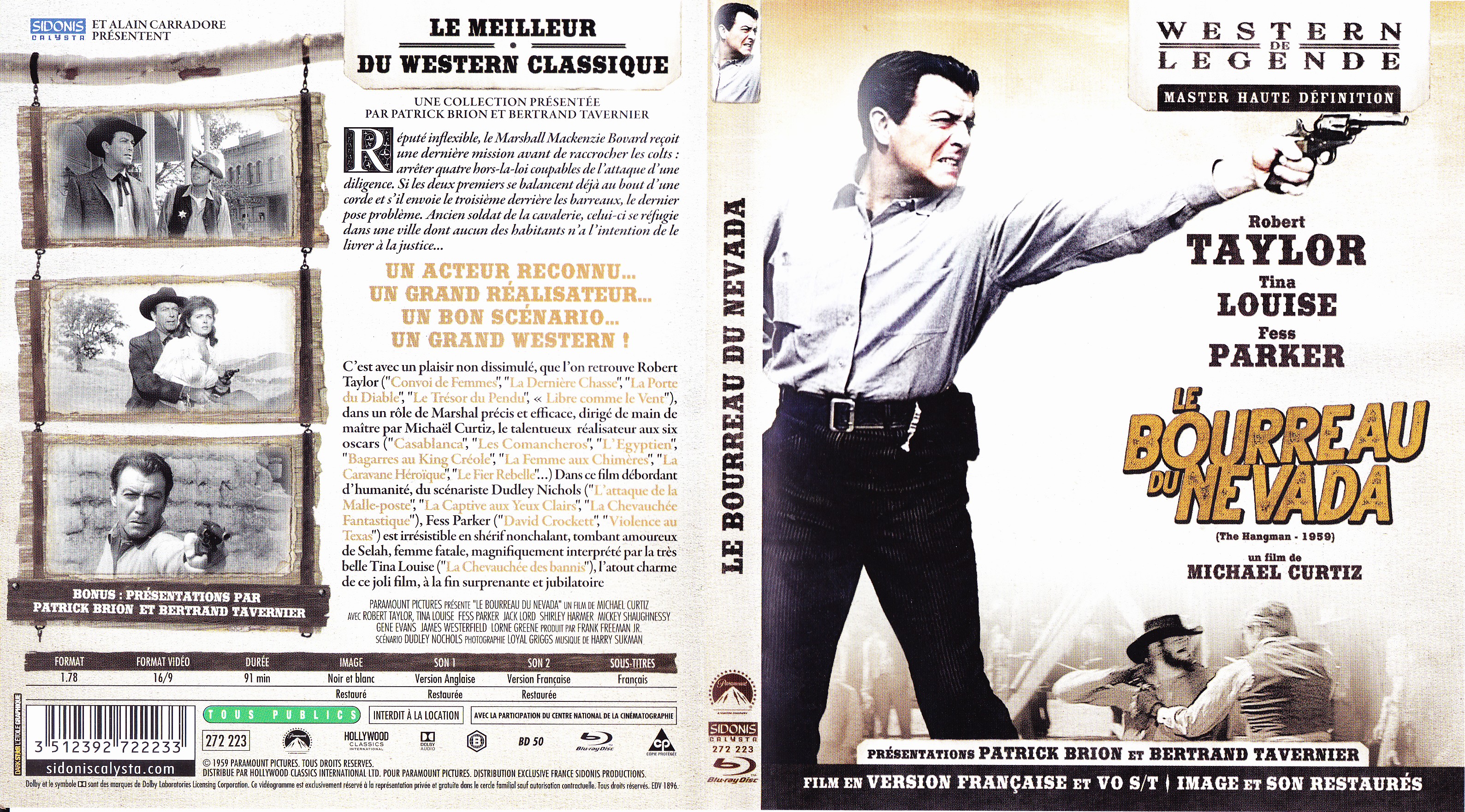 Jaquette DVD Le Bourreau du Nevada (BLU-RAY)