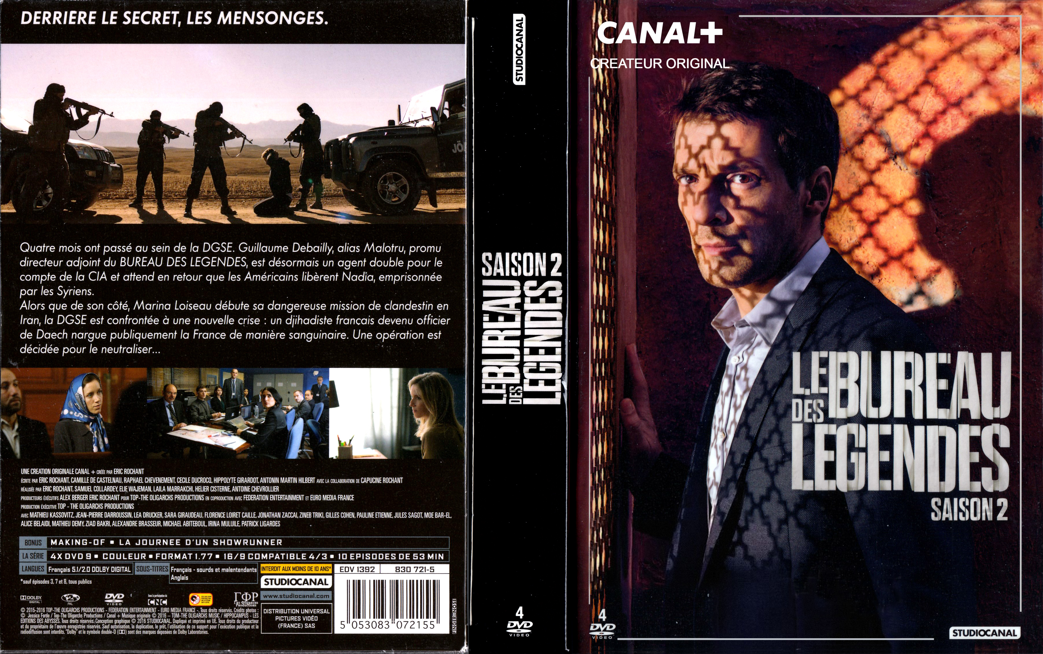 probleem slecht Vervreemden Jaquette DVD de Le Bureau des Légendes Saison 2 COFFRET - Cinéma Passion