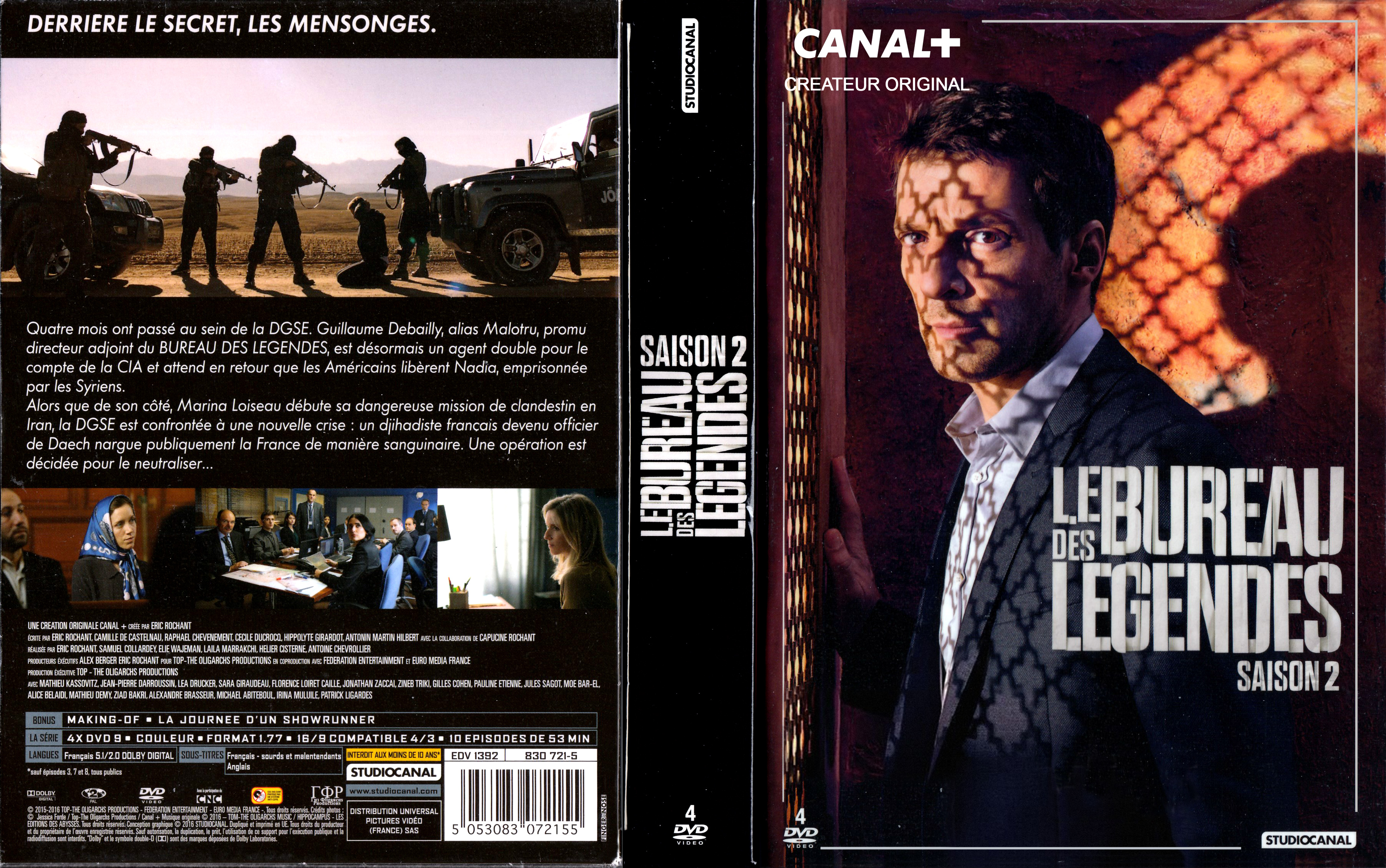 Jaquette DVD Le Bureau des Lgendes Saison 2 COFFRET