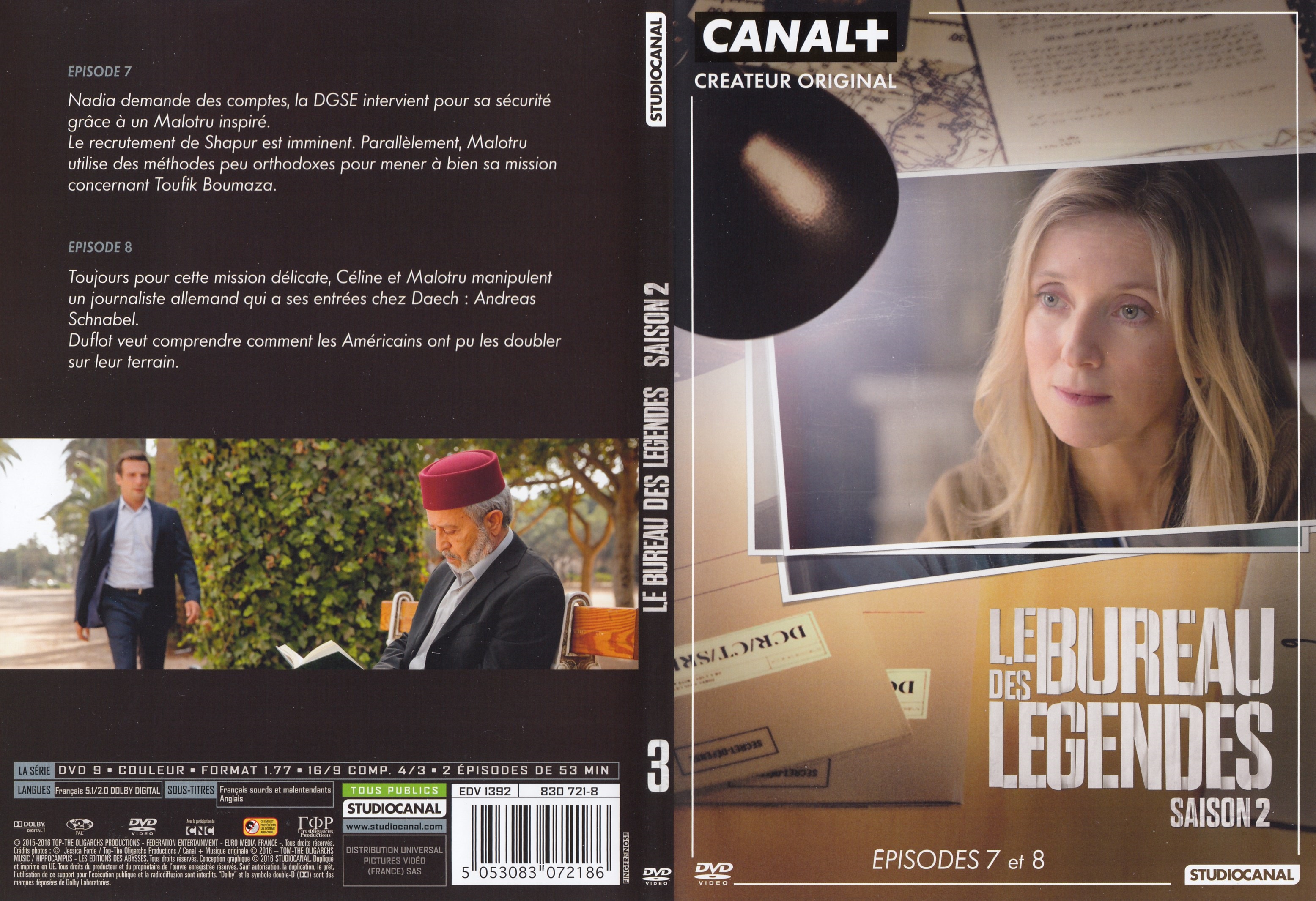 Jaquette DVD Le Bureau des Lgendes Saison 2 DVD 3