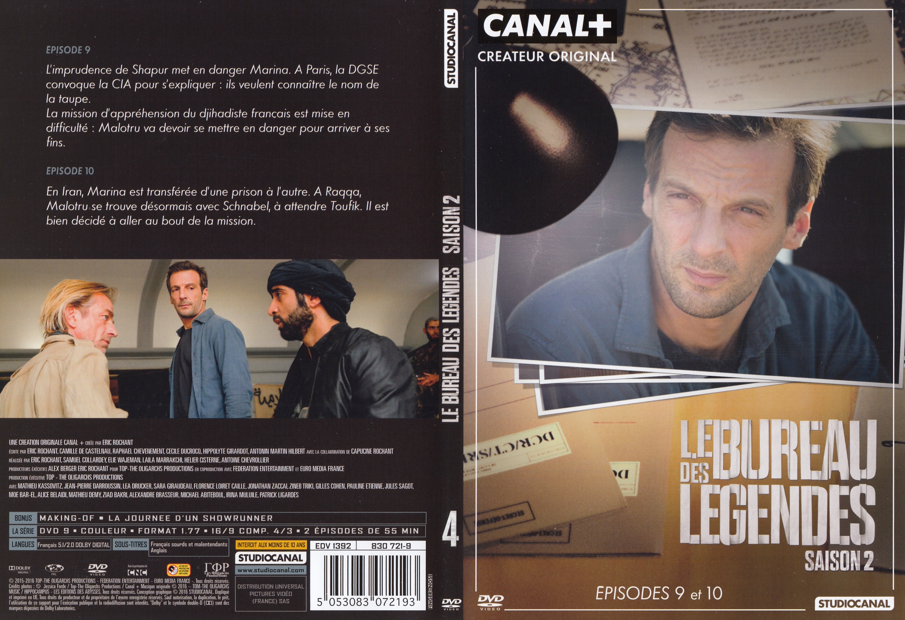 hefboom Riskeren serveerster Jaquette DVD de Le Bureau des Légendes Saison 2 DVD 4 - Cinéma Passion