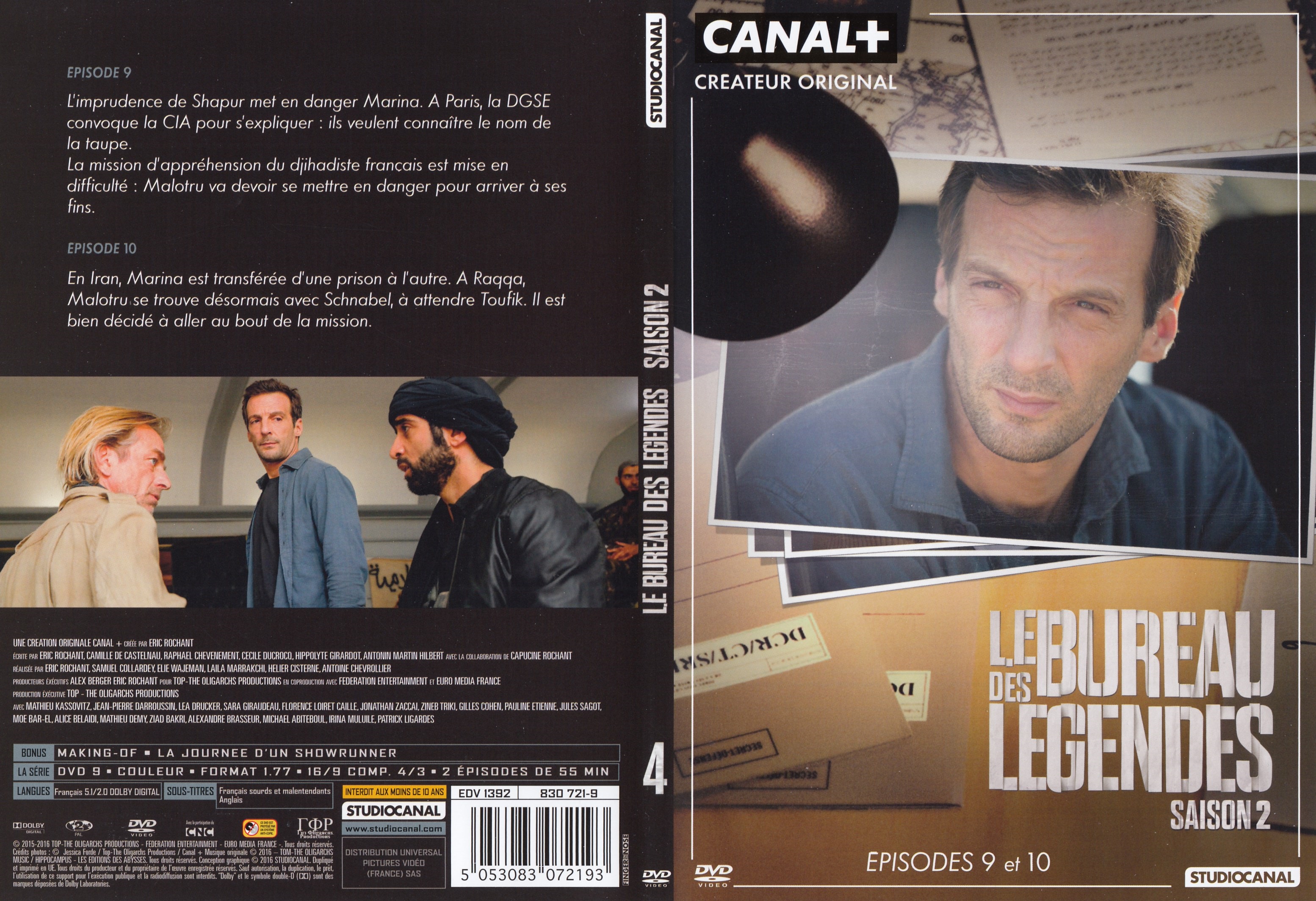 Jaquette DVD Le Bureau des Lgendes Saison 2 DVD 4