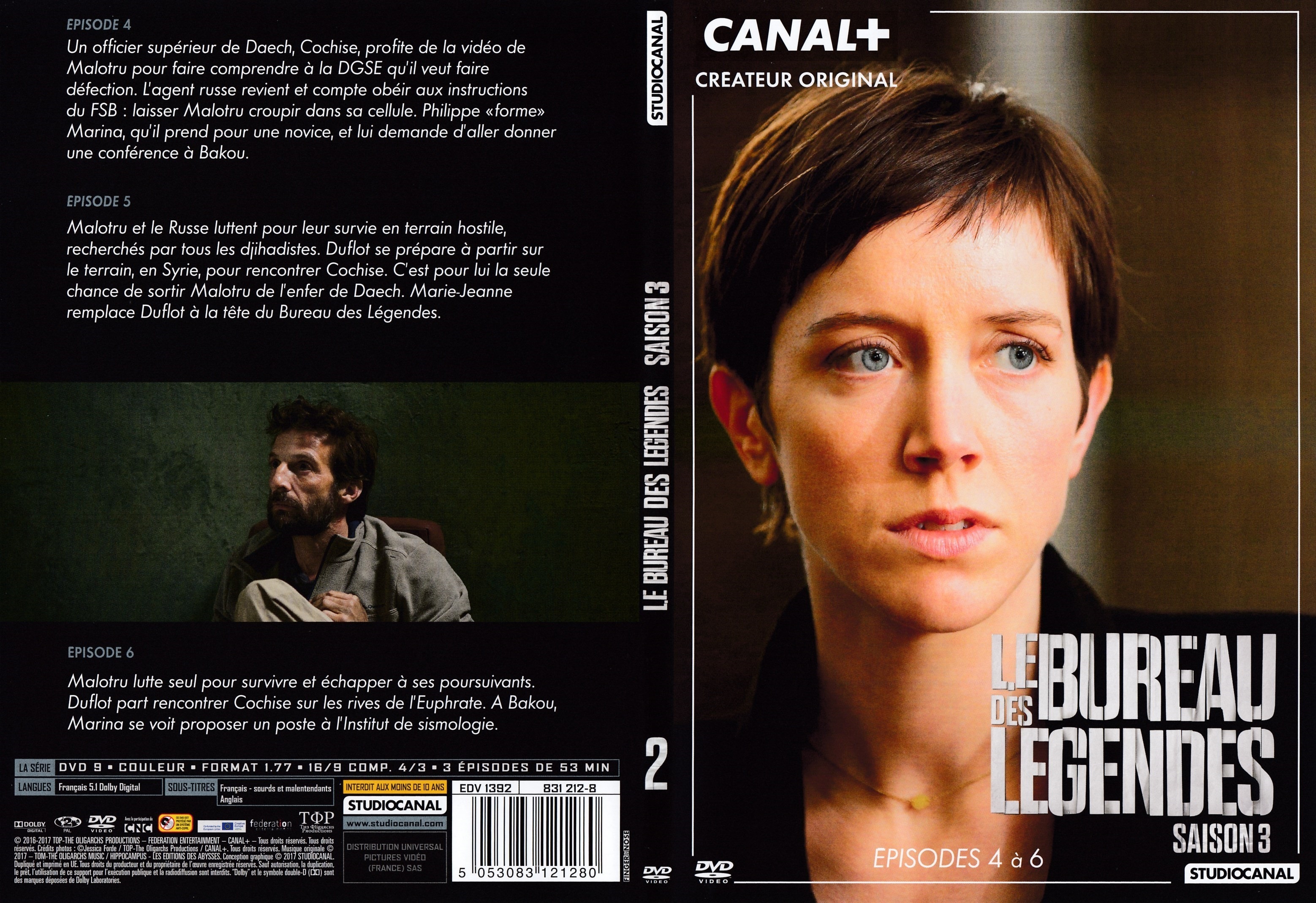 Jaquette DVD Le Bureau des Lgendes Saison 3 DVD 2