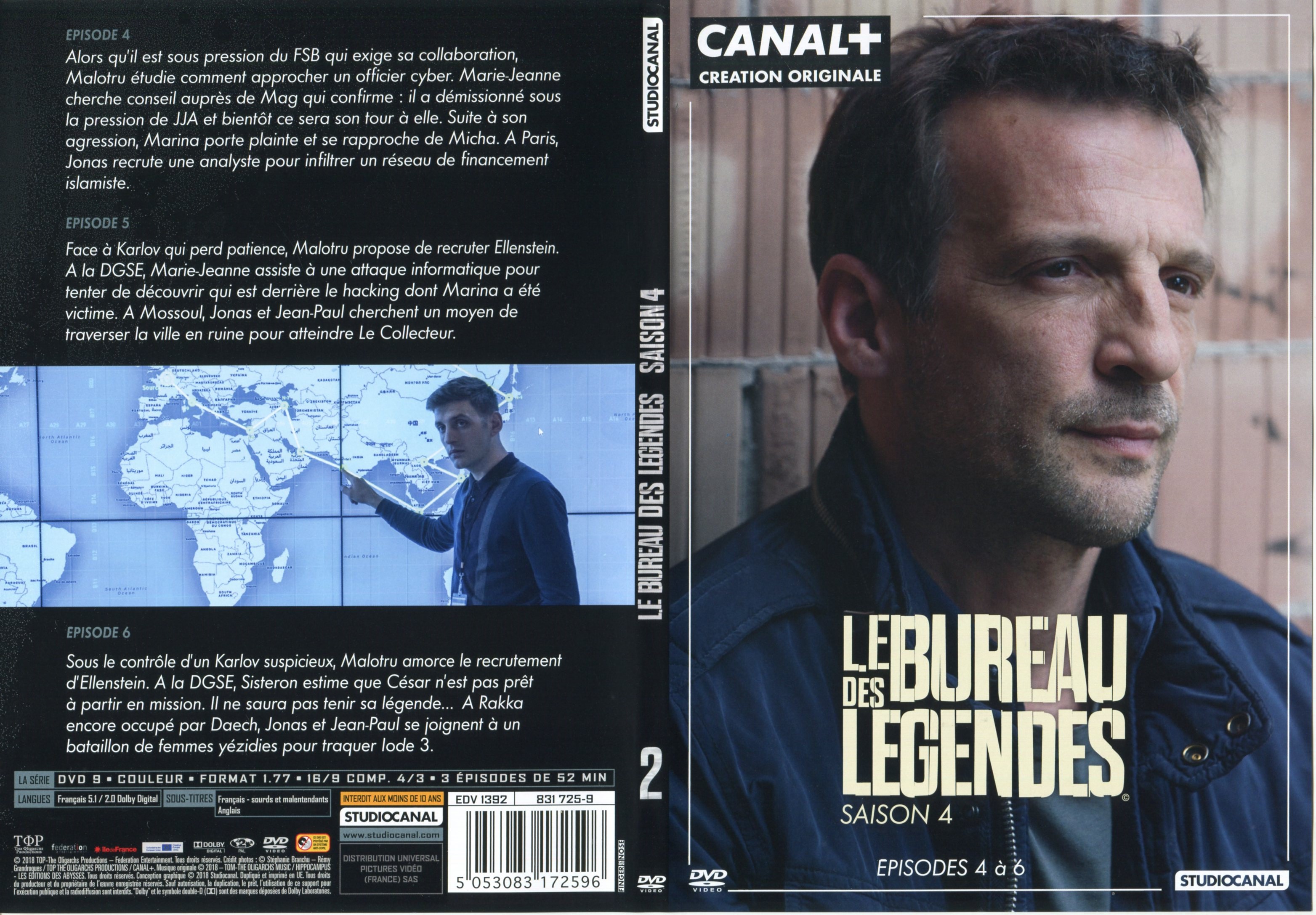 Jaquette DVD Le Bureau des Legendes Saison 4 DVD 2