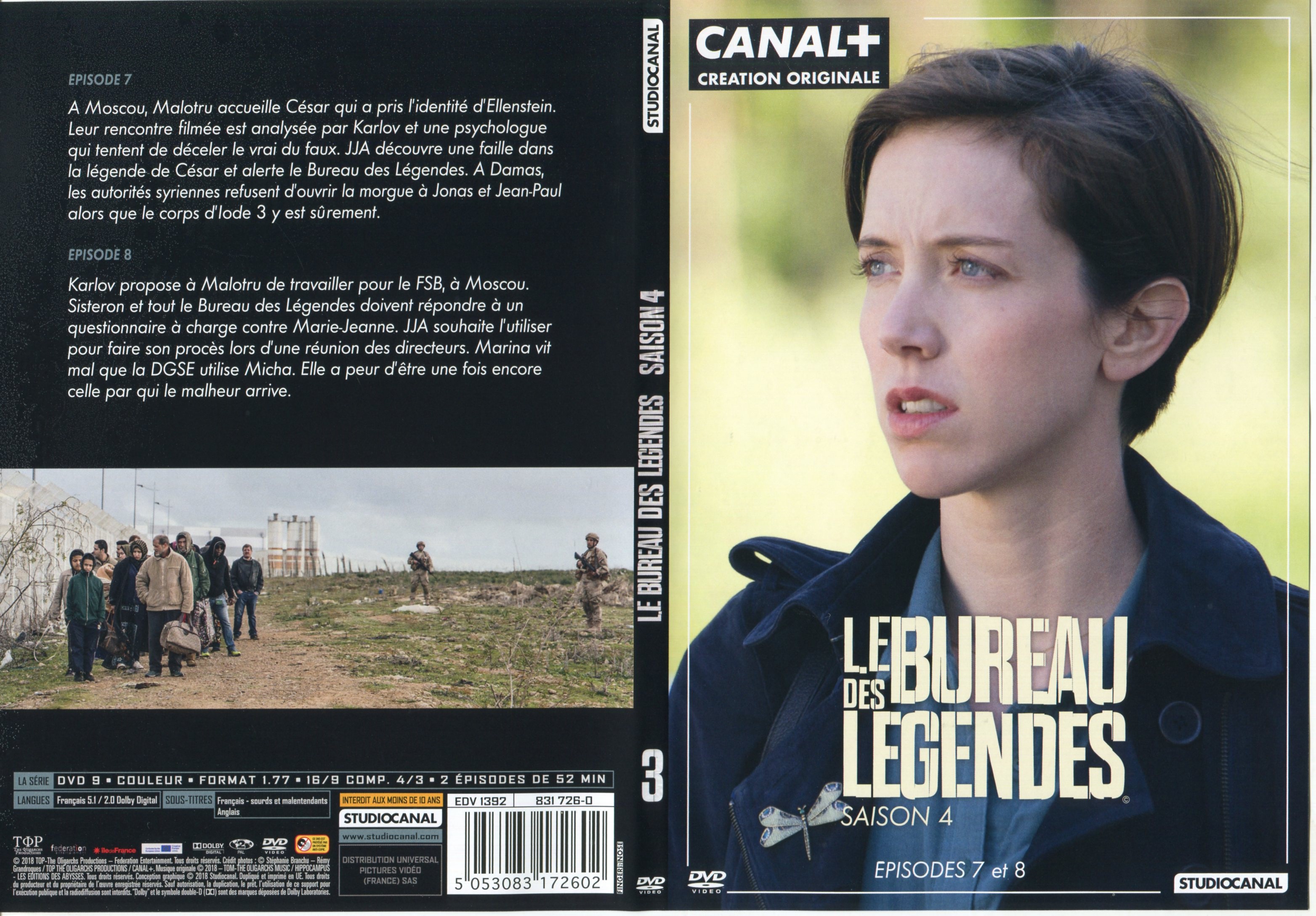Jaquette DVD Le Bureau des Legendes Saison 4 DVD 3