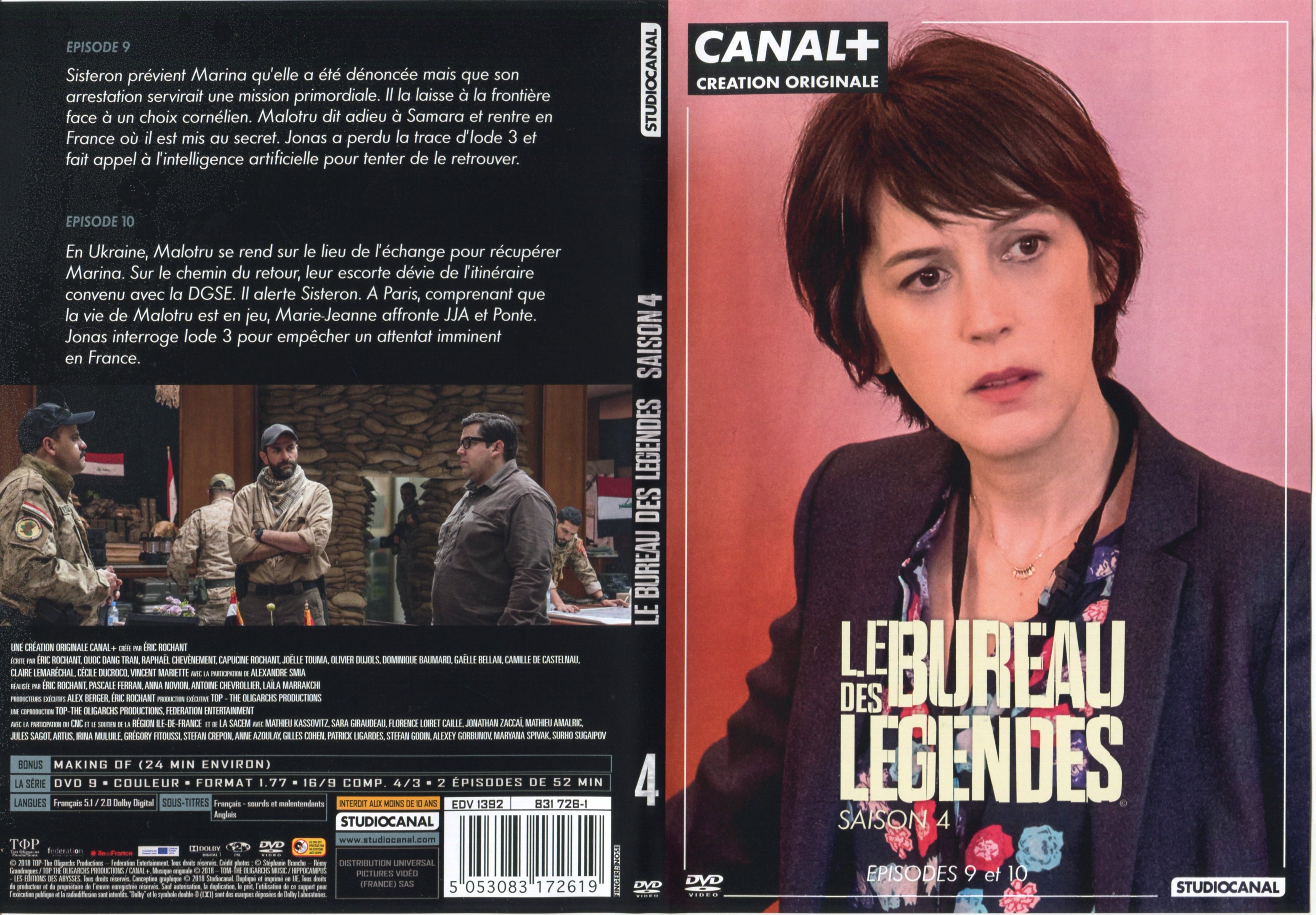 Jaquette DVD Le Bureau des Legendes Saison 4 DVD 4