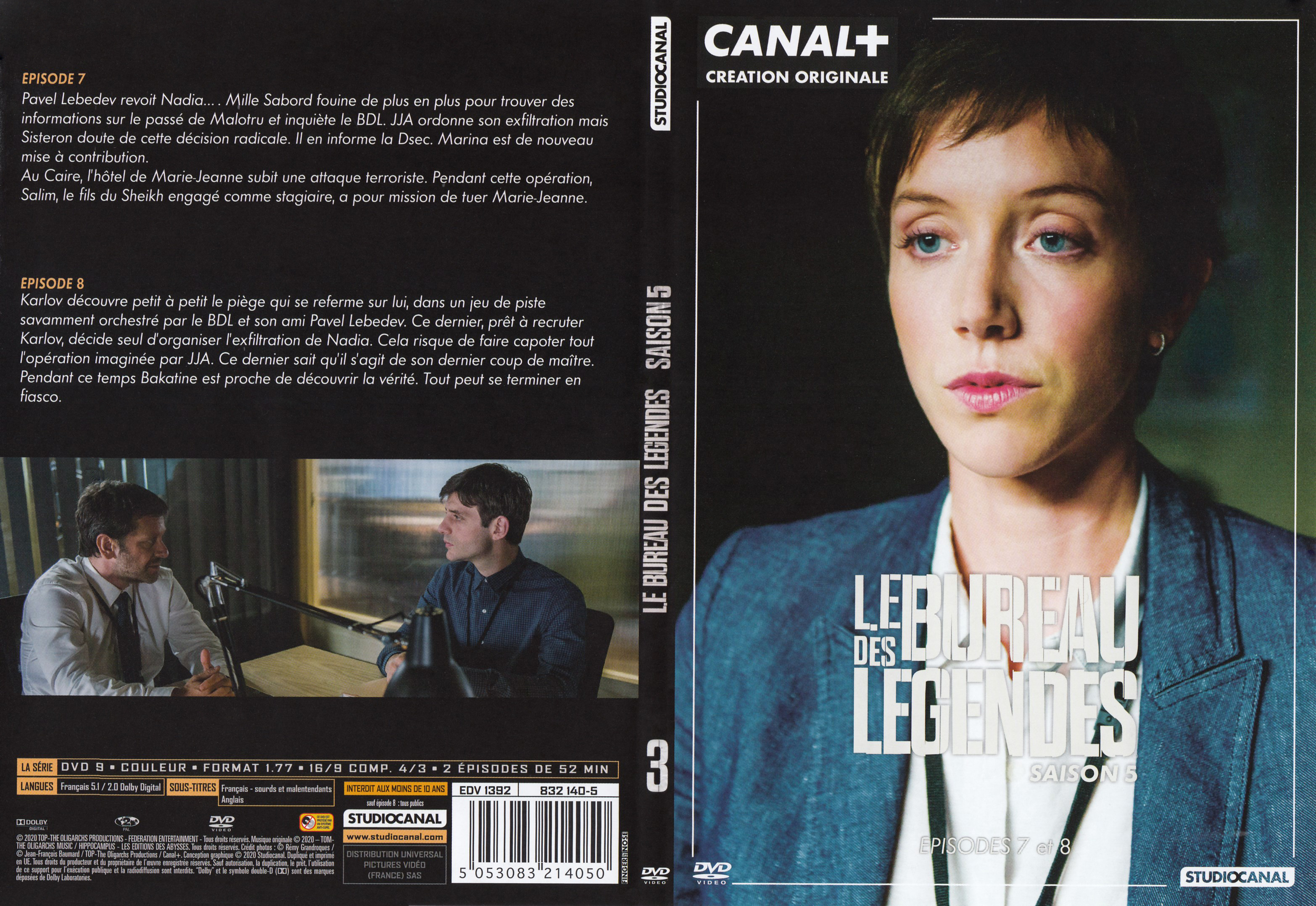 Jaquette DVD Le Bureau des lgendes Saison 5 DVD 3