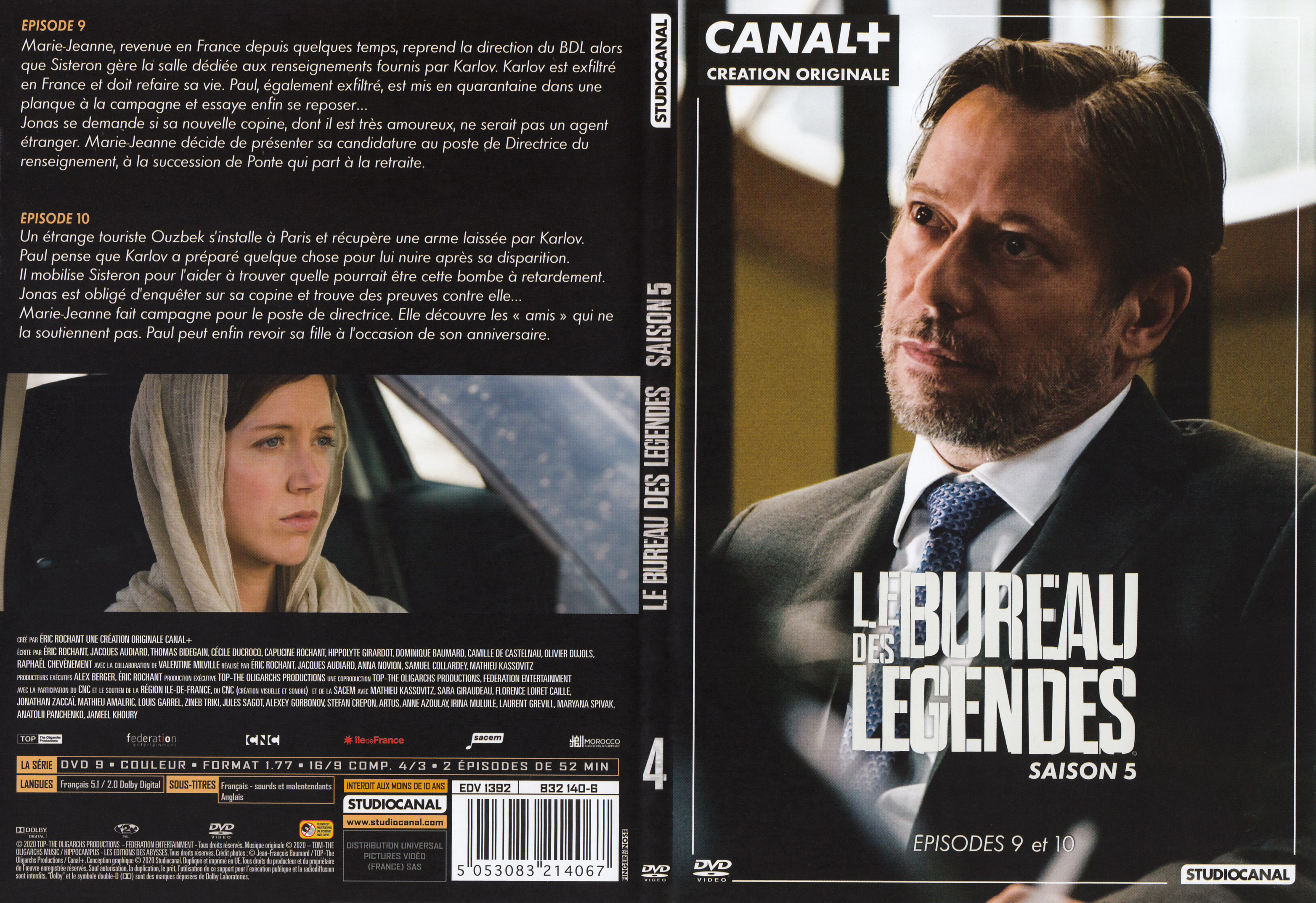 Jaquette DVD Le Bureau des lgendes Saison 5 DVD 4