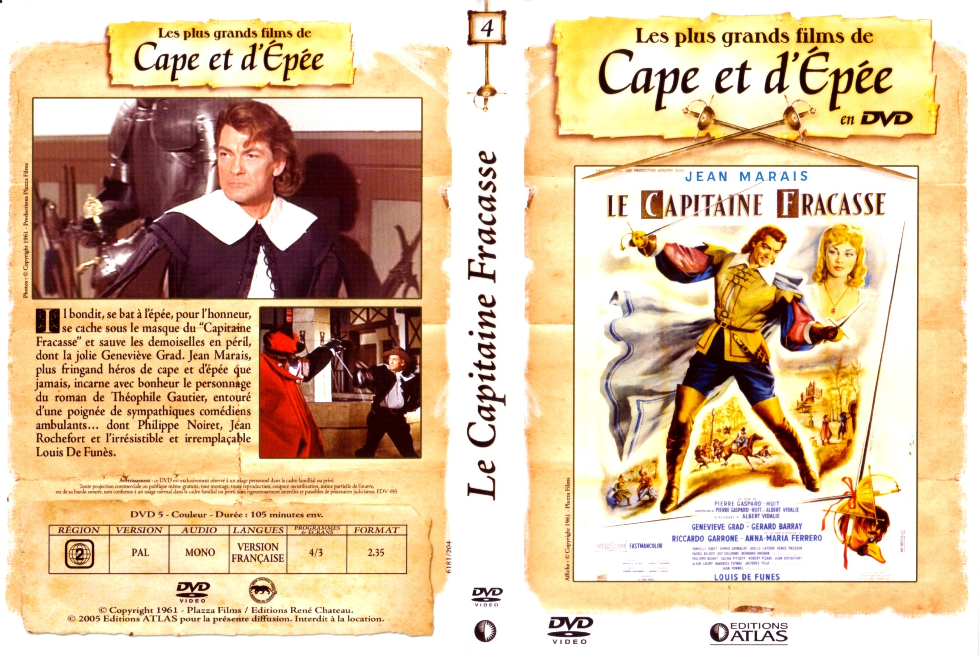 Jaquette DVD Le Capitaine Fracasse