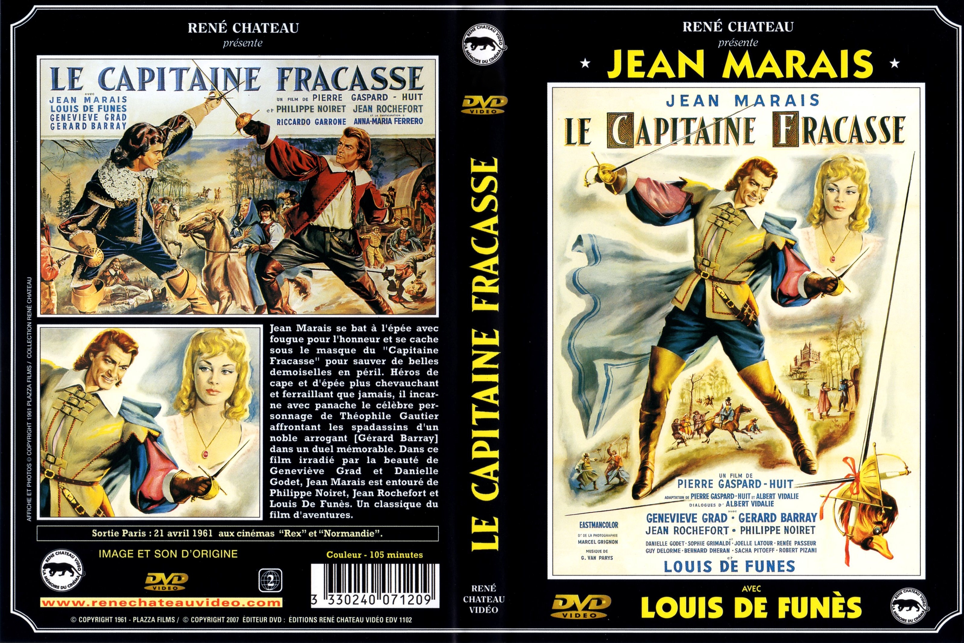 Jaquette DVD Le Capitaine Fracasse v4