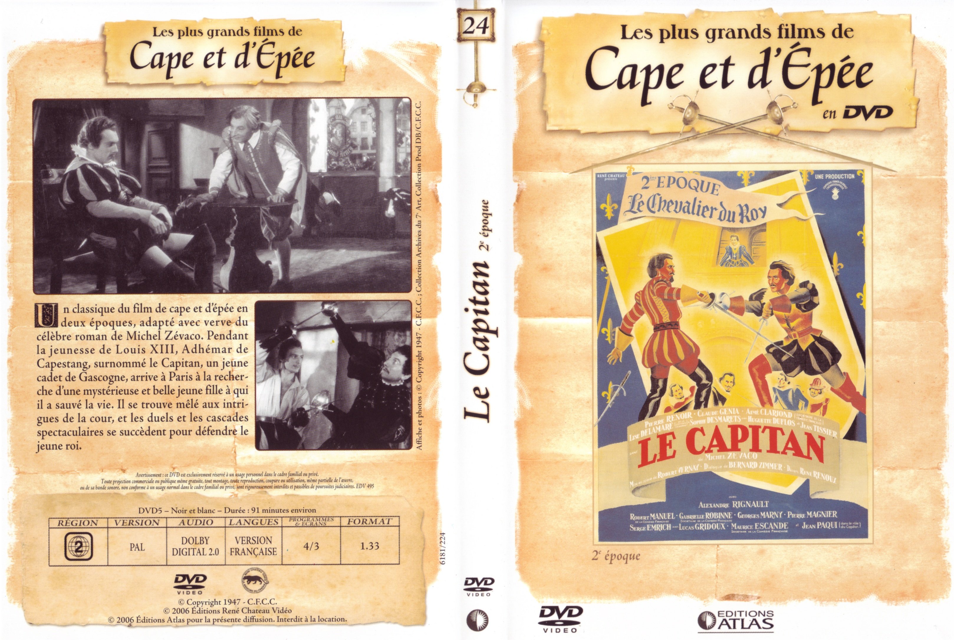 Jaquette DVD Le Capitan (1947) 2me poque