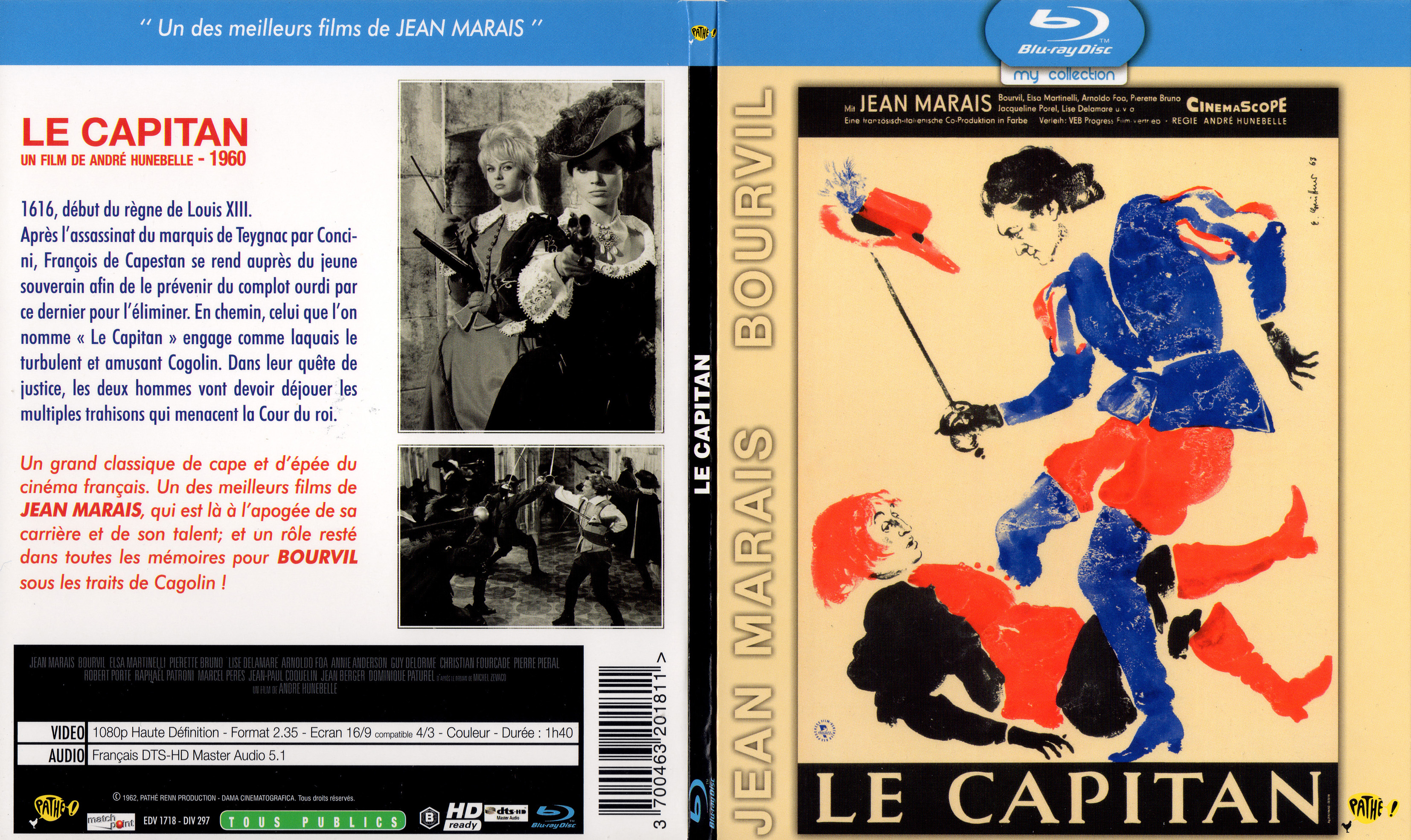 Jaquette DVD Le Capitan (BLU-RAY)
