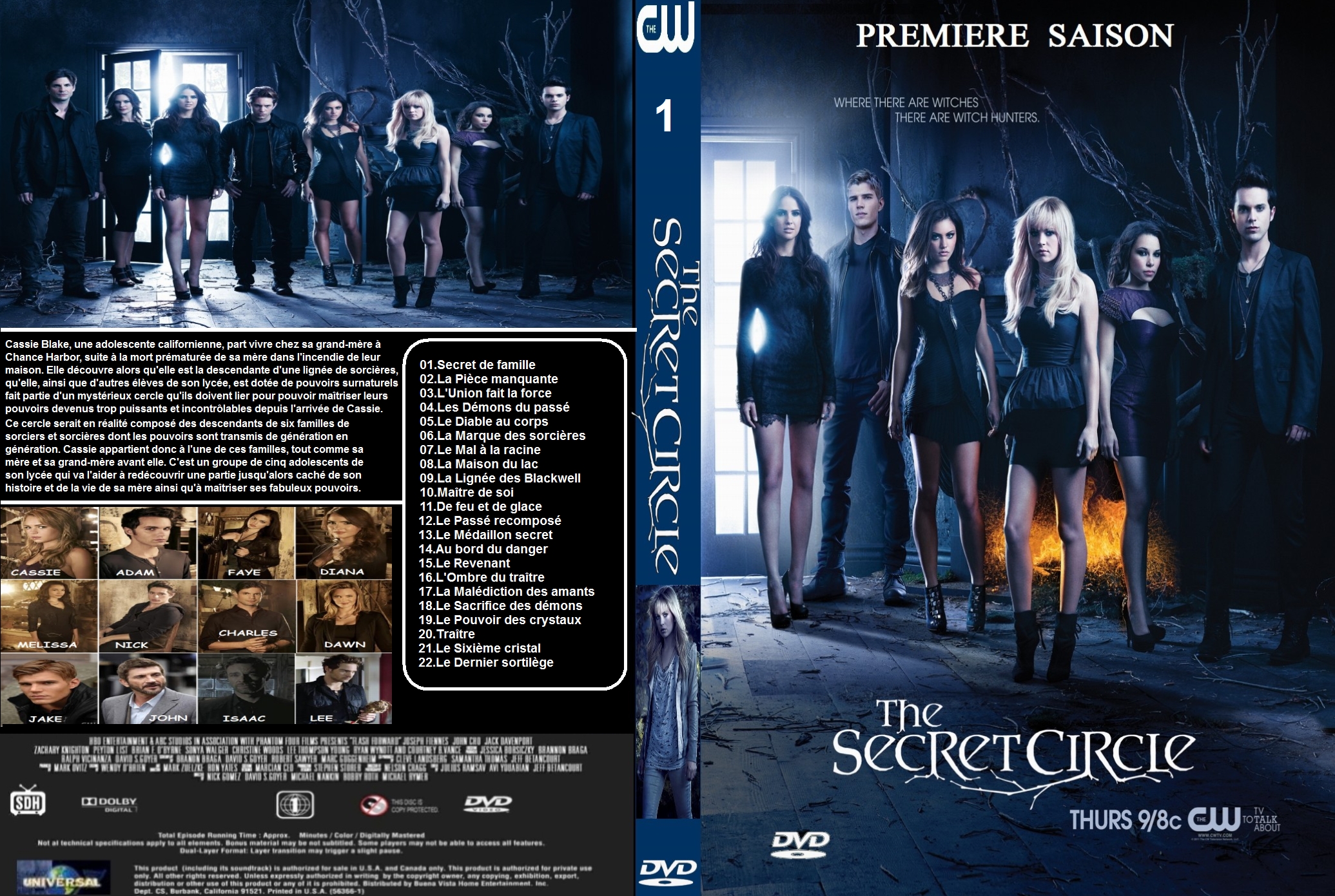 Jaquette DVD Le Cercle Secret saison 1 custom