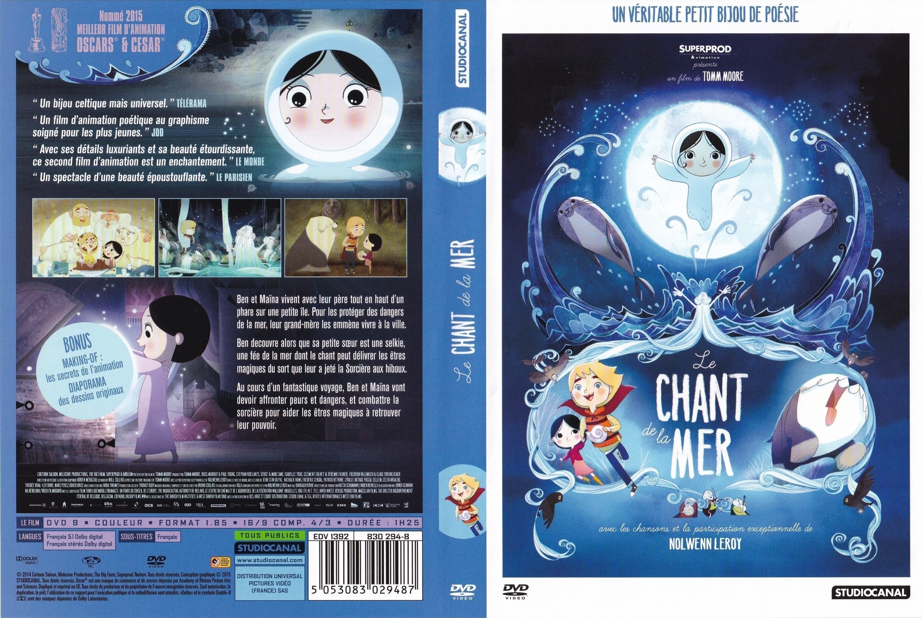 Jaquette DVD Le Chant de la Mer