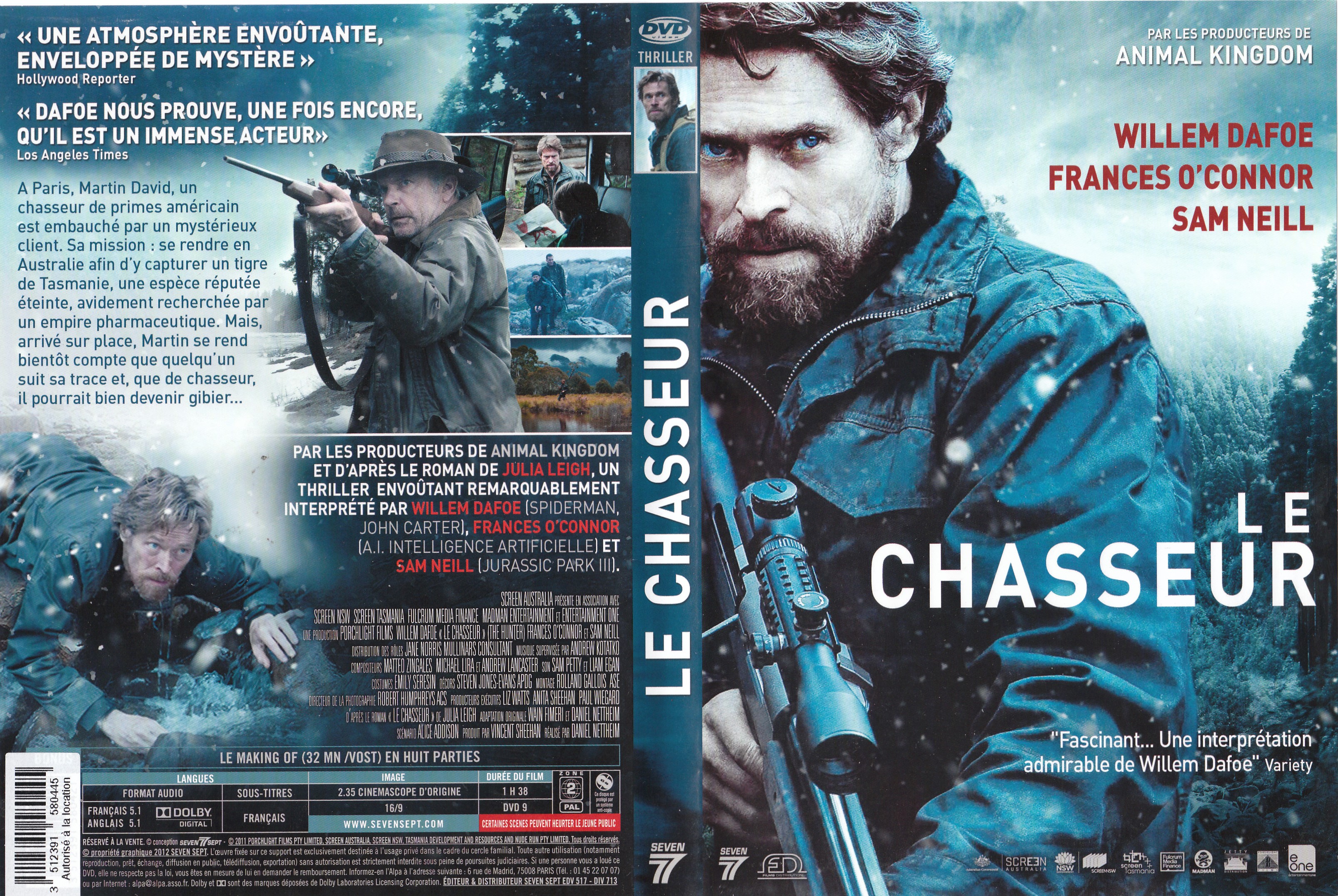Jaquette DVD Le Chasseur (2012)