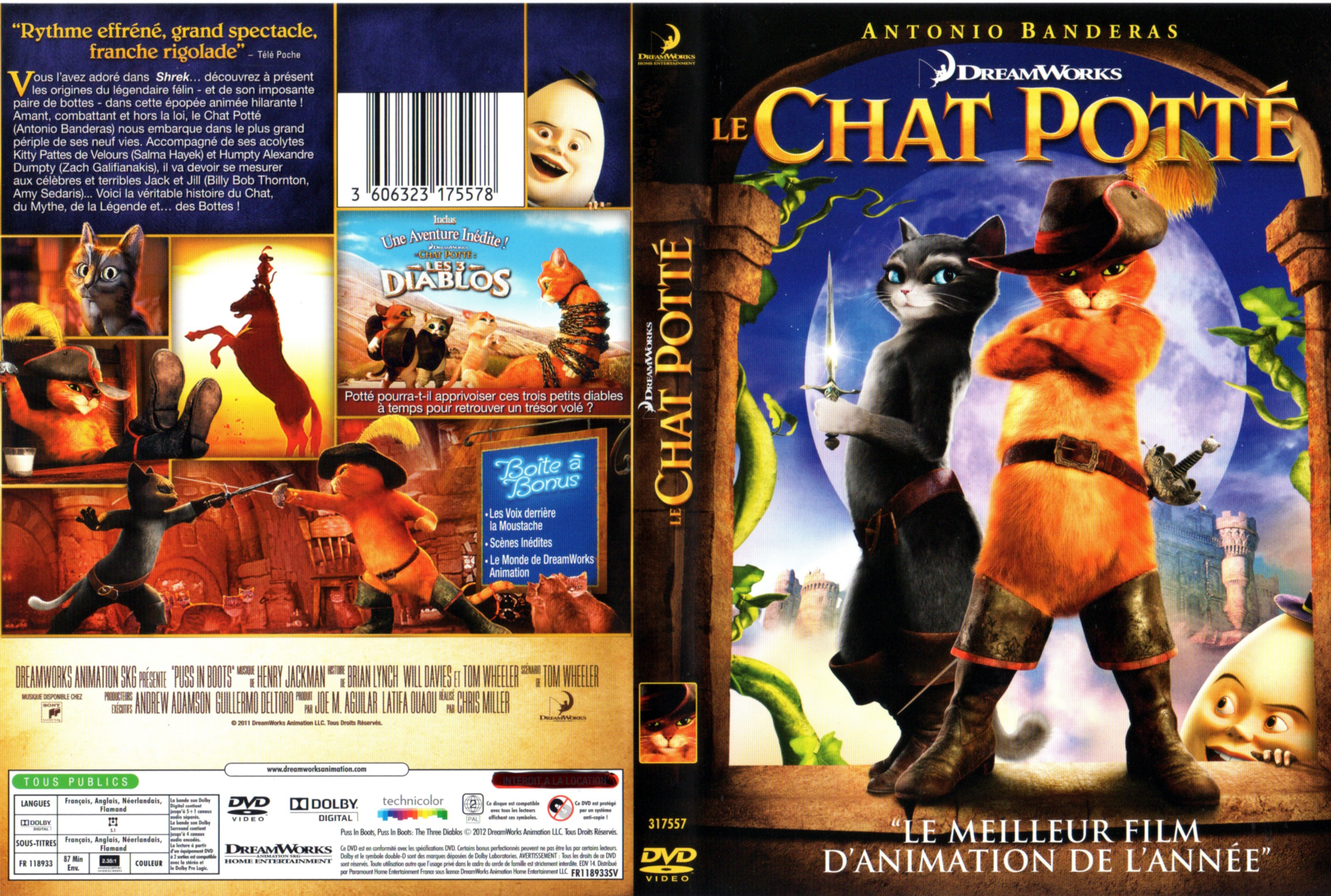 Jaquette DVD Le Chat Pott