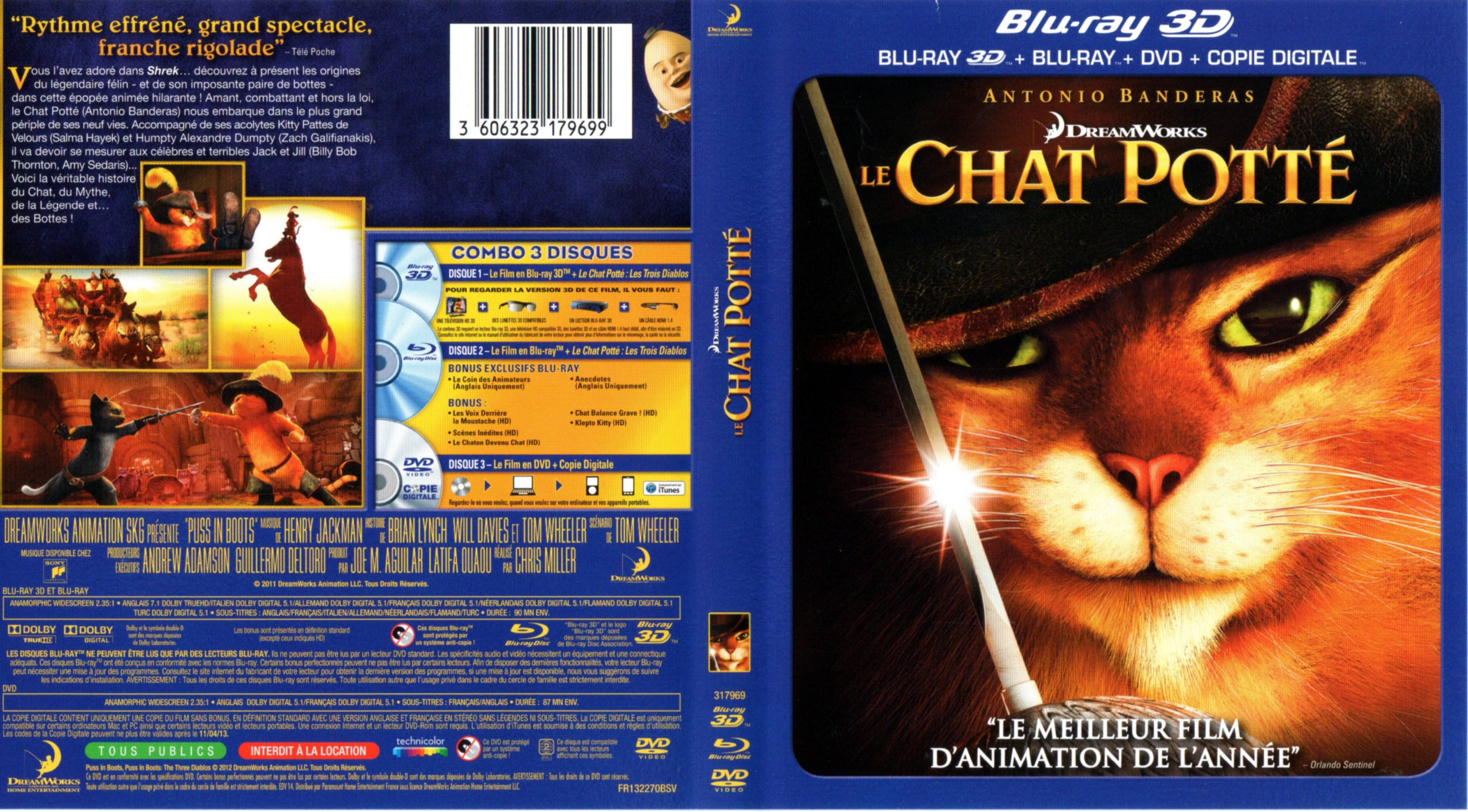 Jaquette DVD Le Chat Pott (BLU-RAY)