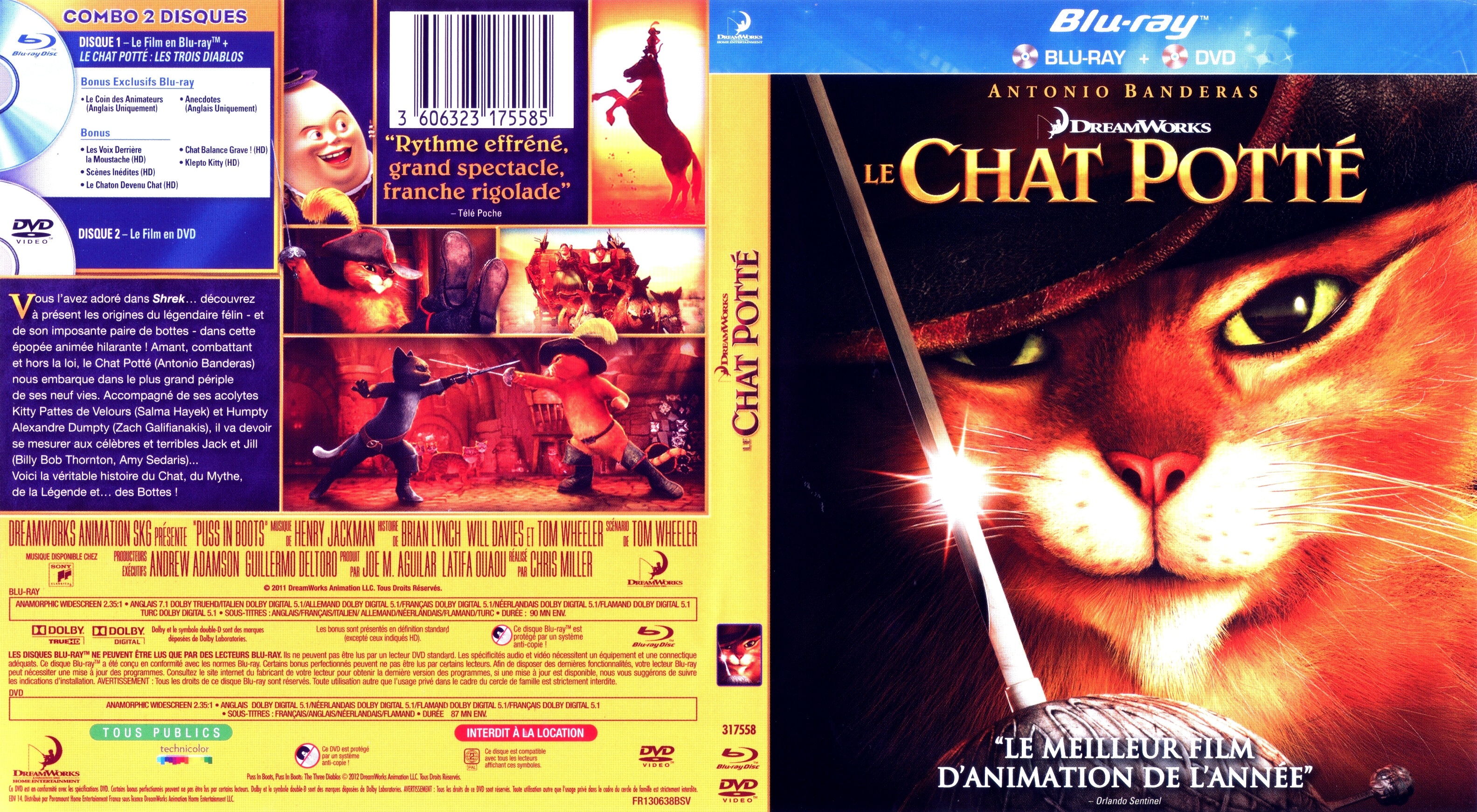 Jaquette DVD Le Chat Pott (BLU-RAY) v2