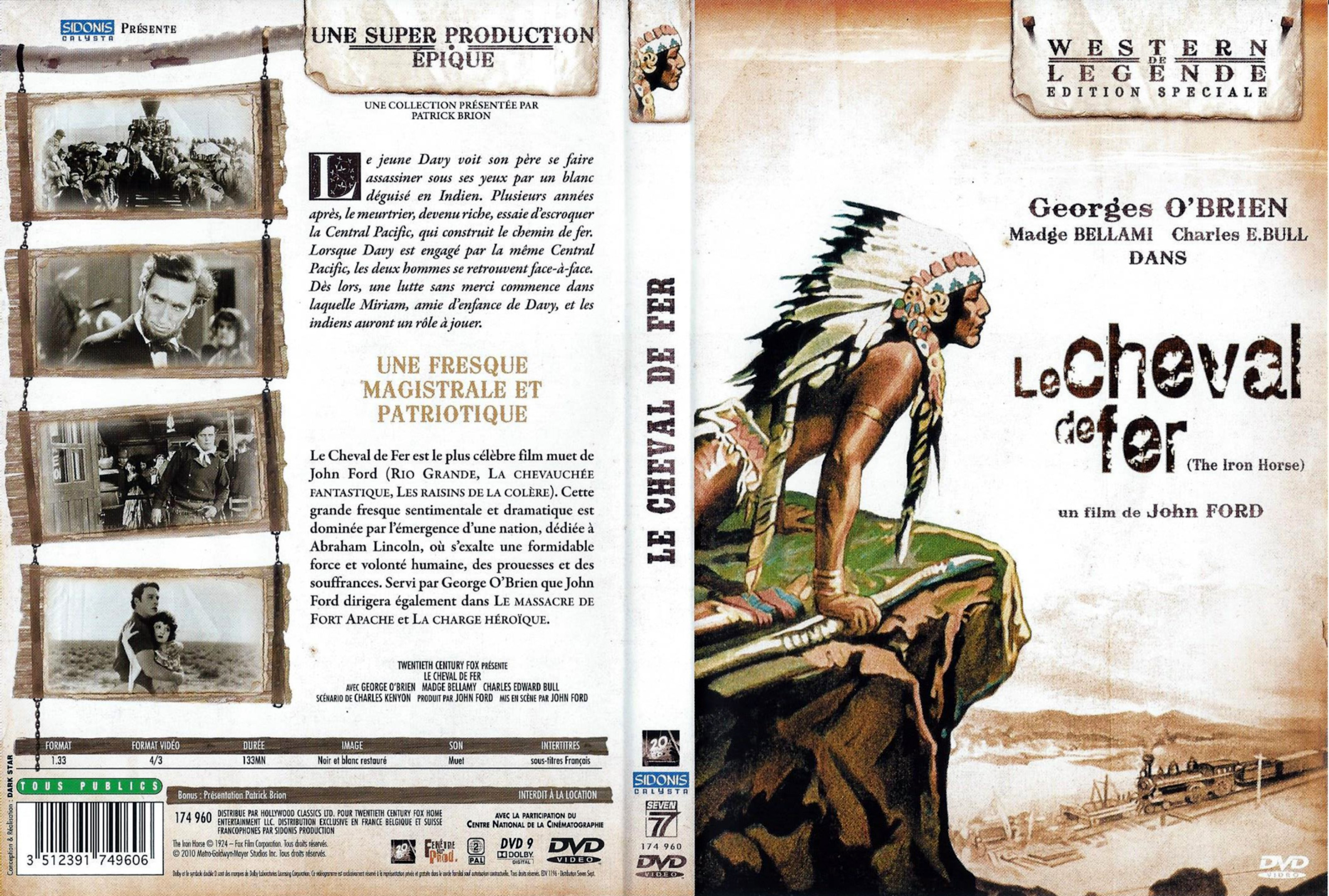 Jaquette DVD Le Cheval de fer