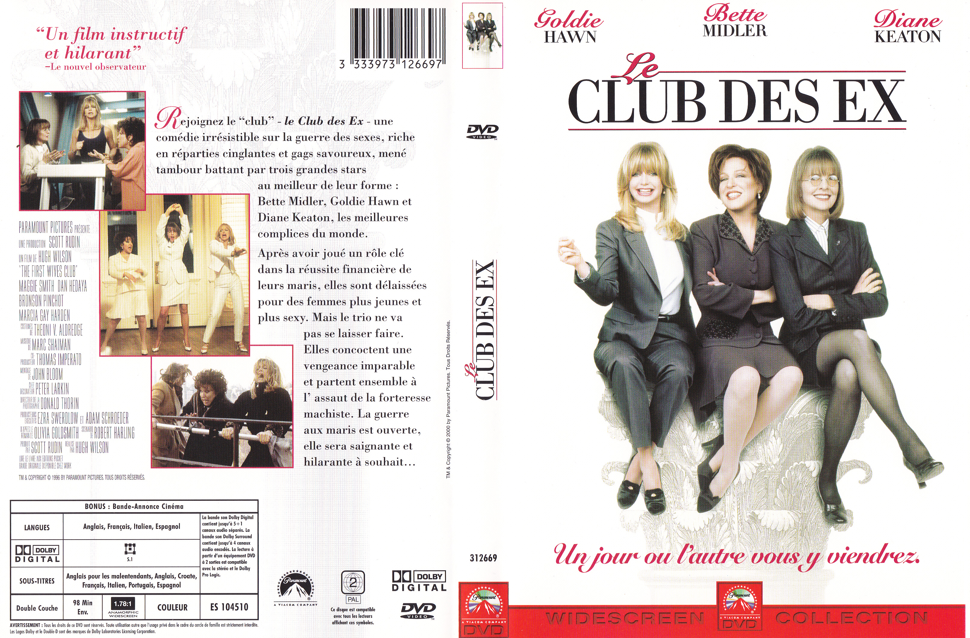 Jaquette DVD Le Club des ex