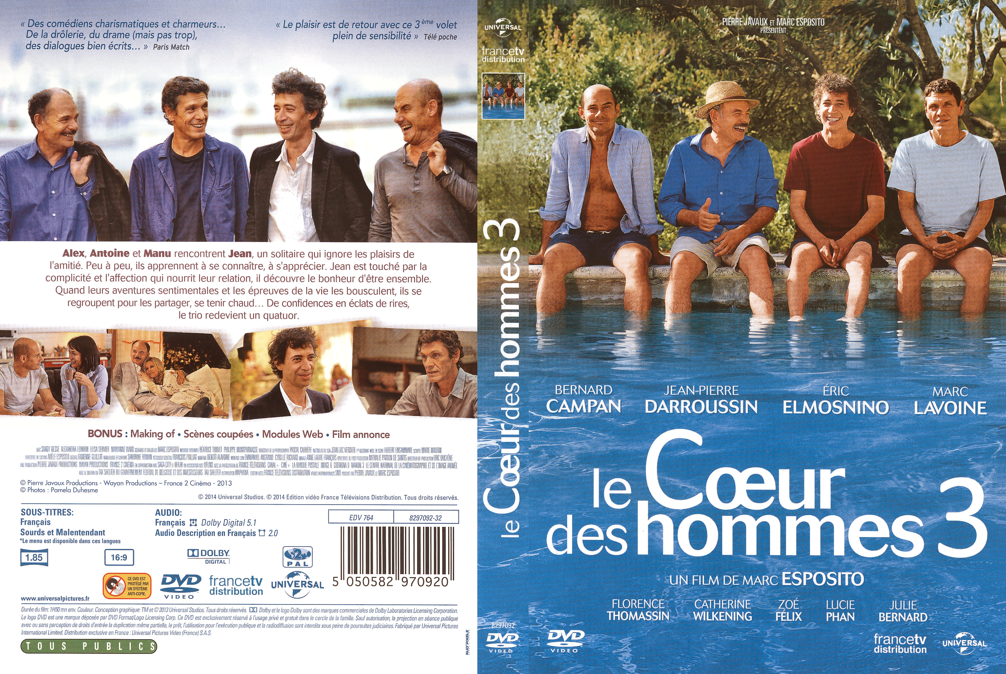 Jaquette DVD Le Coeur des hommes 3