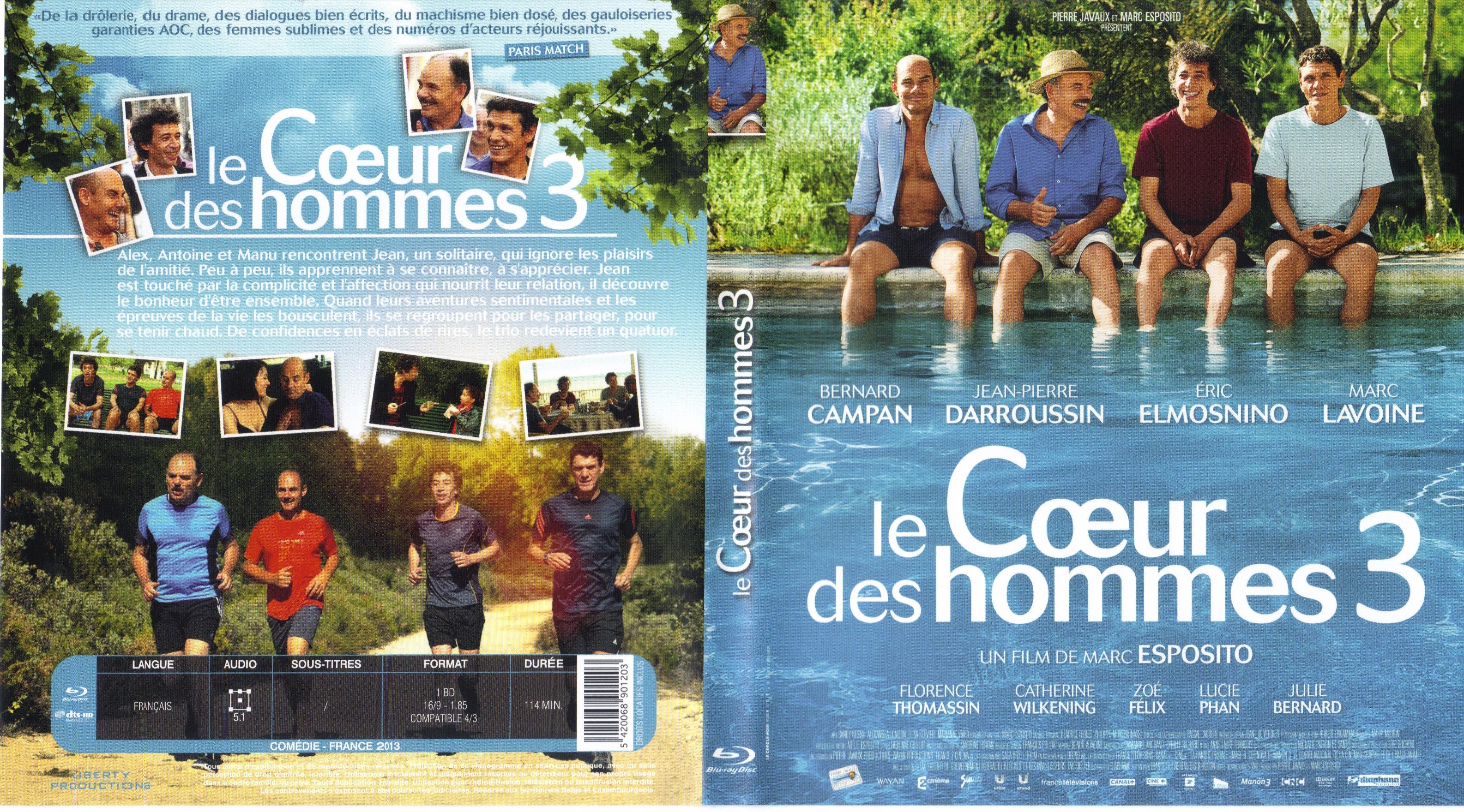 Jaquette DVD Le Coeur des hommes 3 (BLU-RAY)