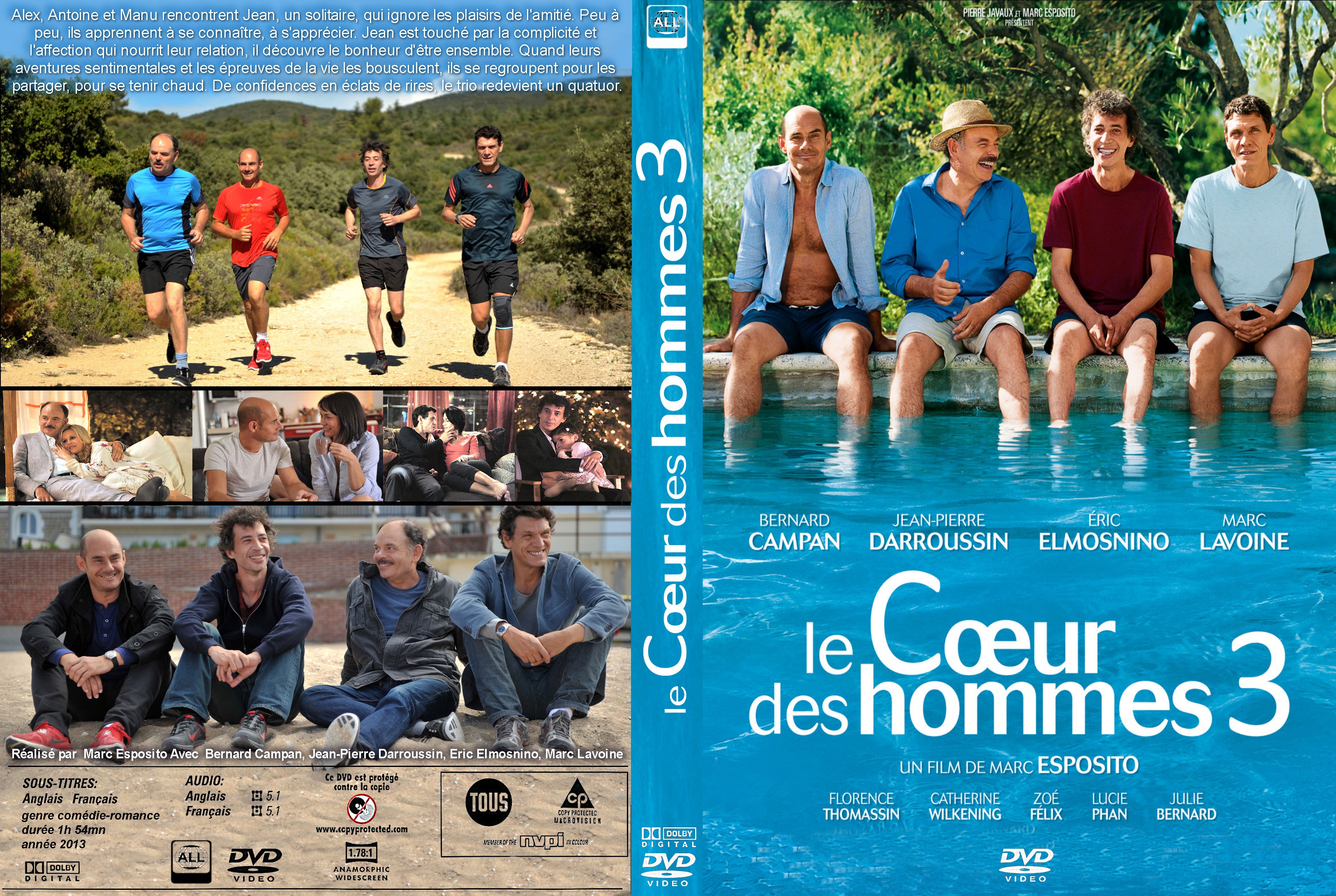 Jaquette DVD Le Coeur des hommes 3 custom