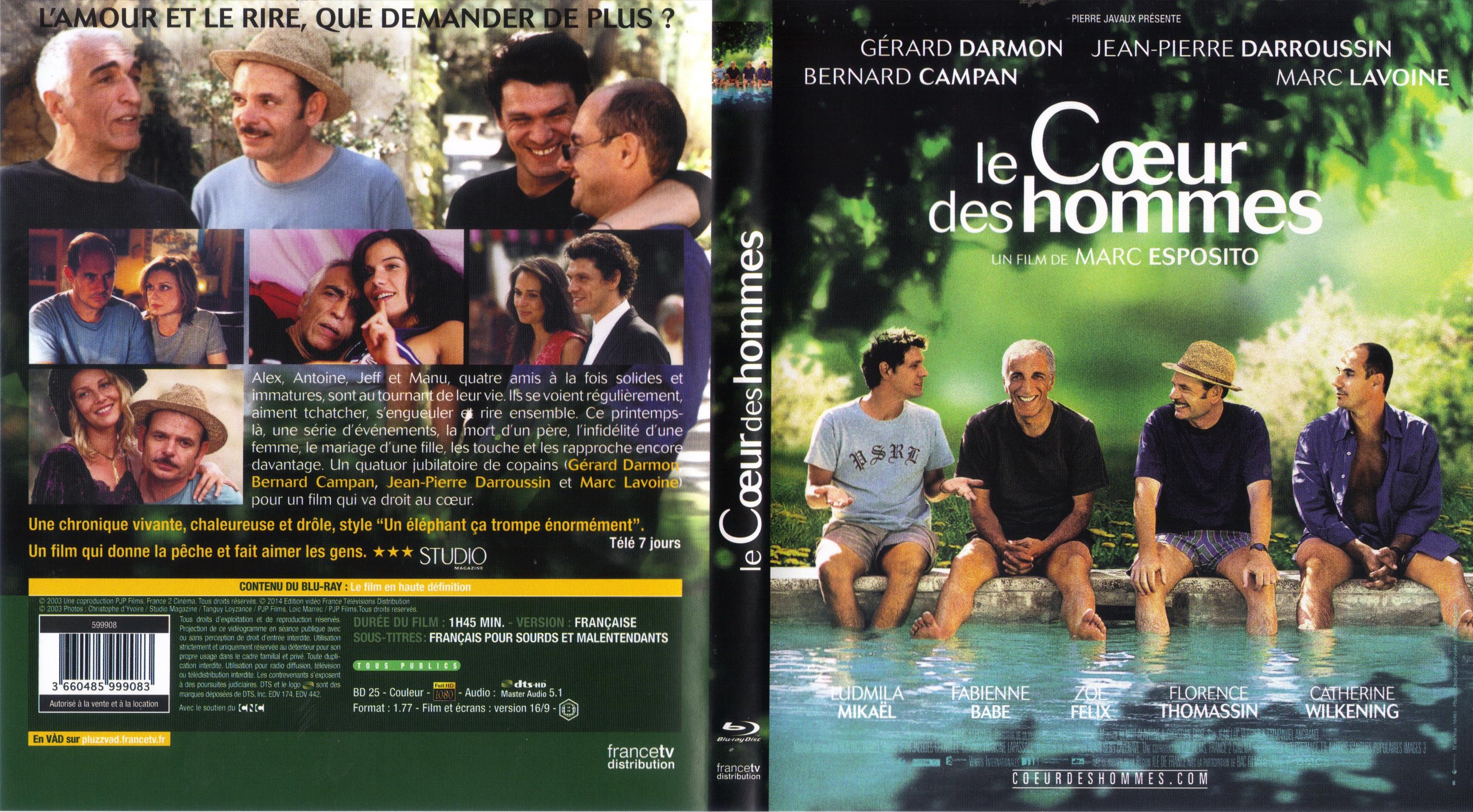 Jaquette DVD Le Coeur des hommes (BLU-RAY)